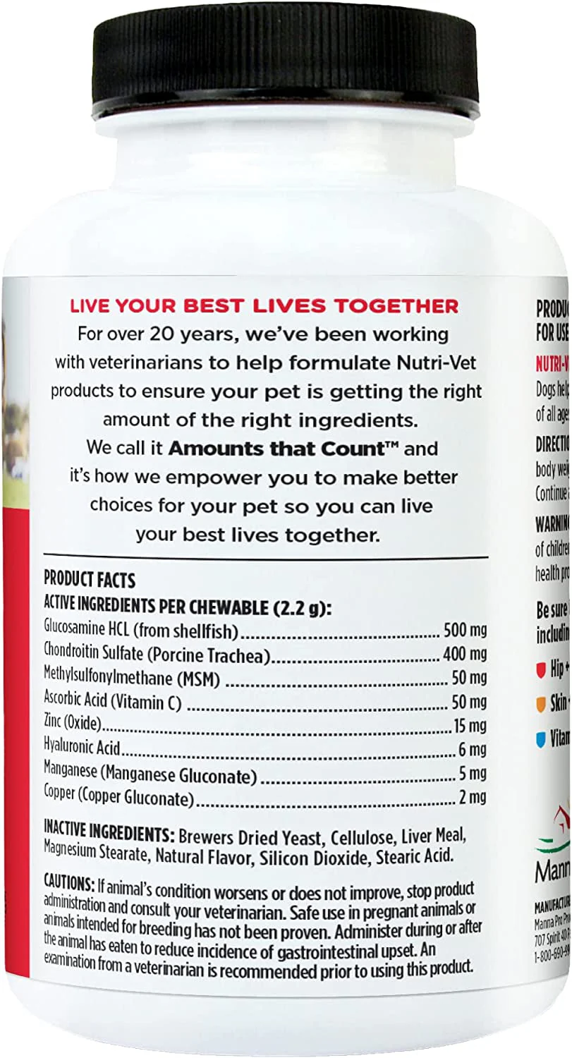 Advanced Strength Hip & Joint Chewable Dog Supplements - Image 9