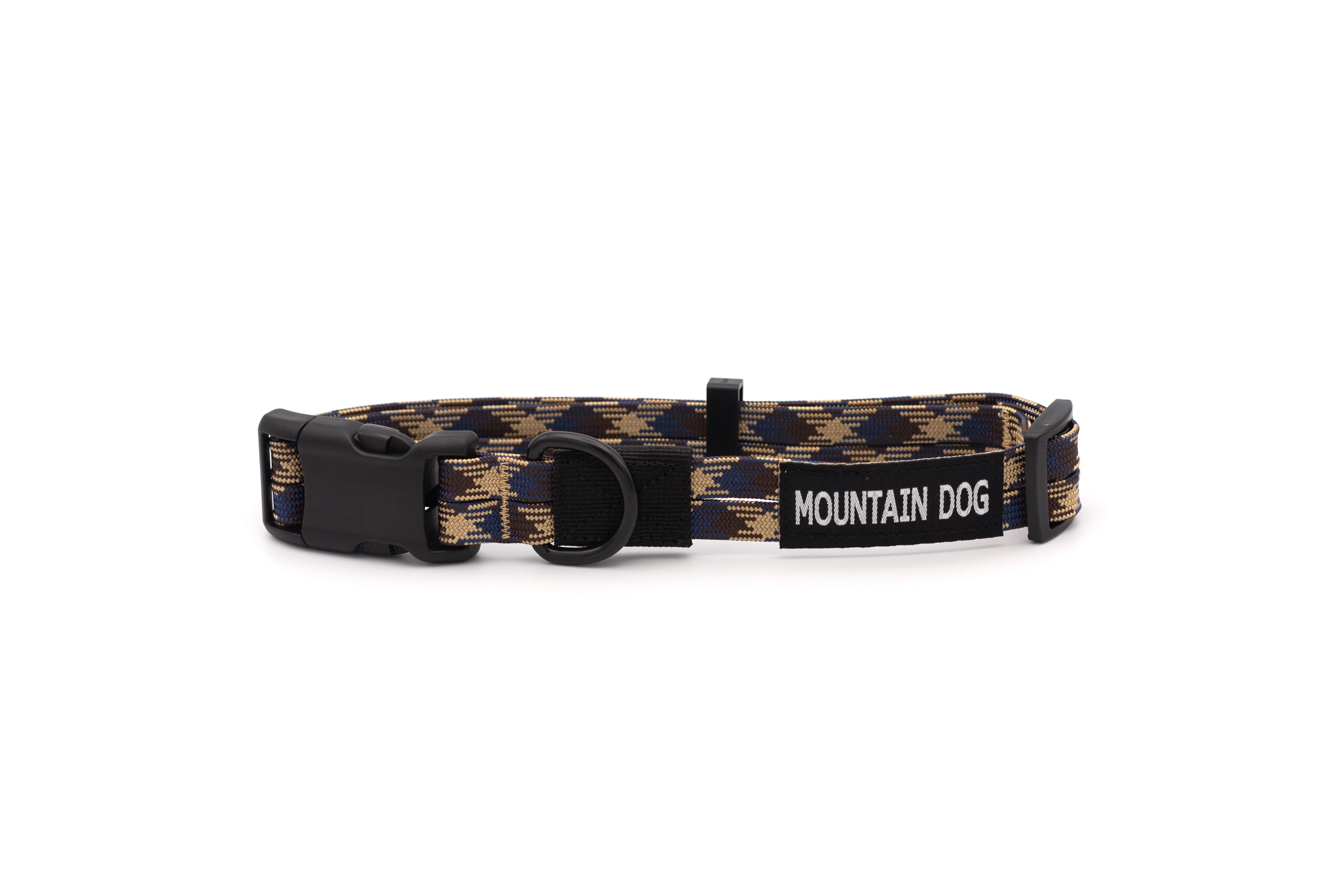 Adventure Style Mountain Argyle Climbing Rope Dog Collar - Image 2