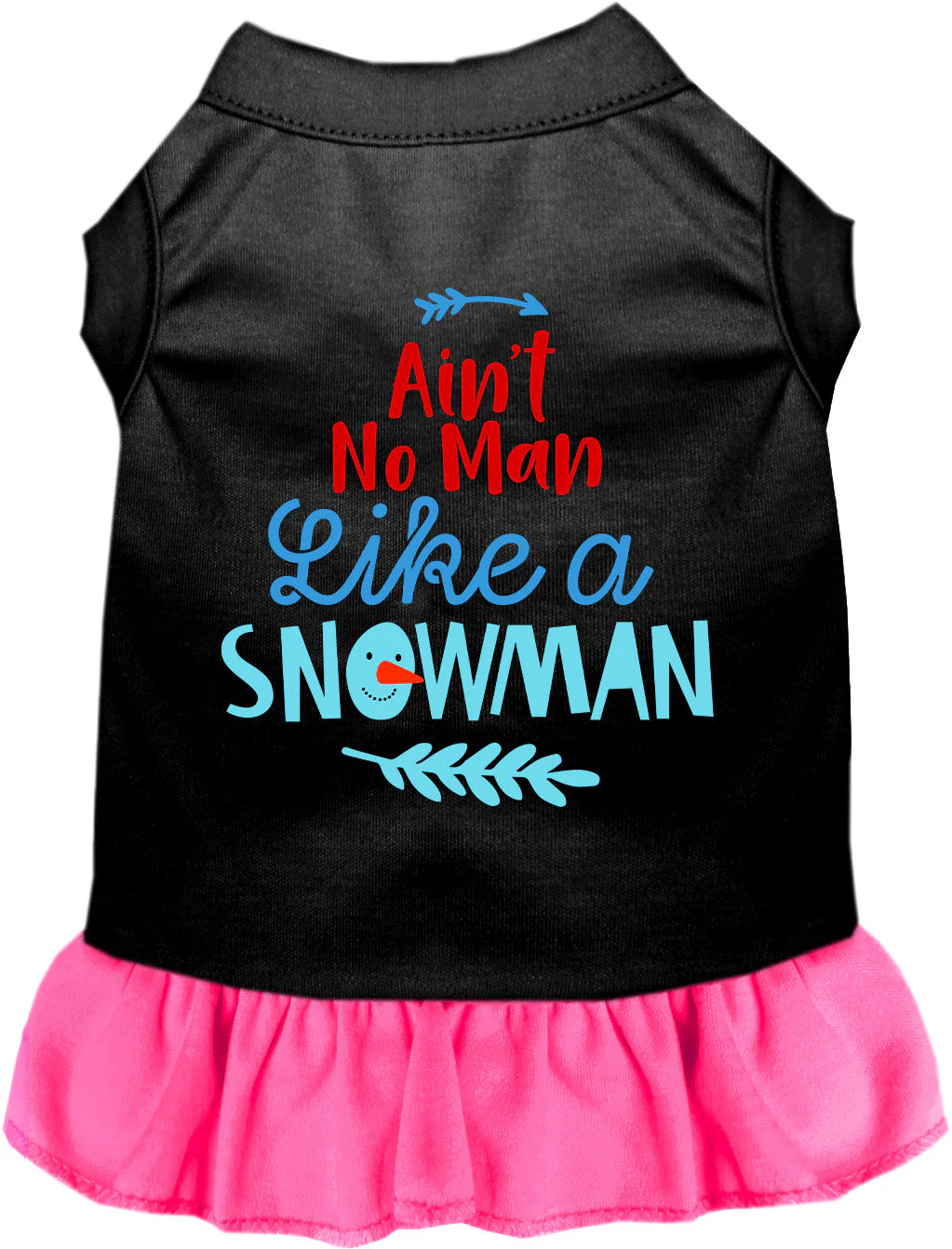 Ain't No Man Like a Snowman Pet Dress - Image 3