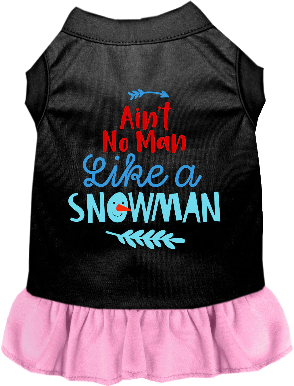 Ain't No Man Like a Snowman Pet Dress - Image 4