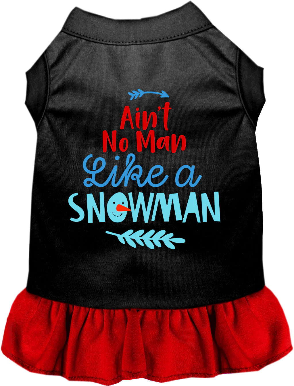 Ain't No Man Like a Snowman Pet Dress - Image 5