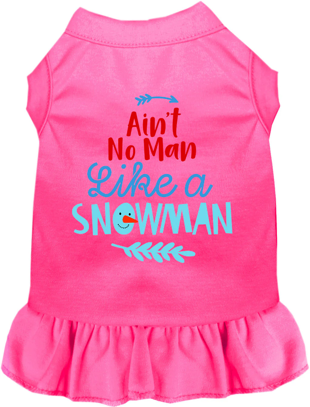 Ain't No Man Like a Snowman Pet Dress - Image 6