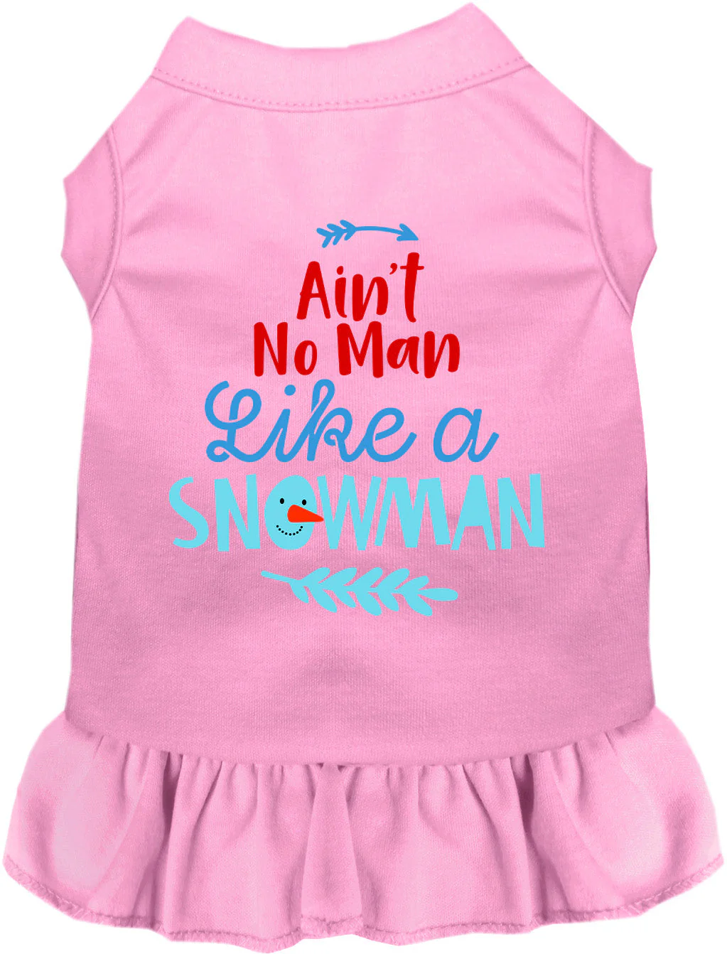 Ain't No Man Like a Snowman Pet Dress - Image 7