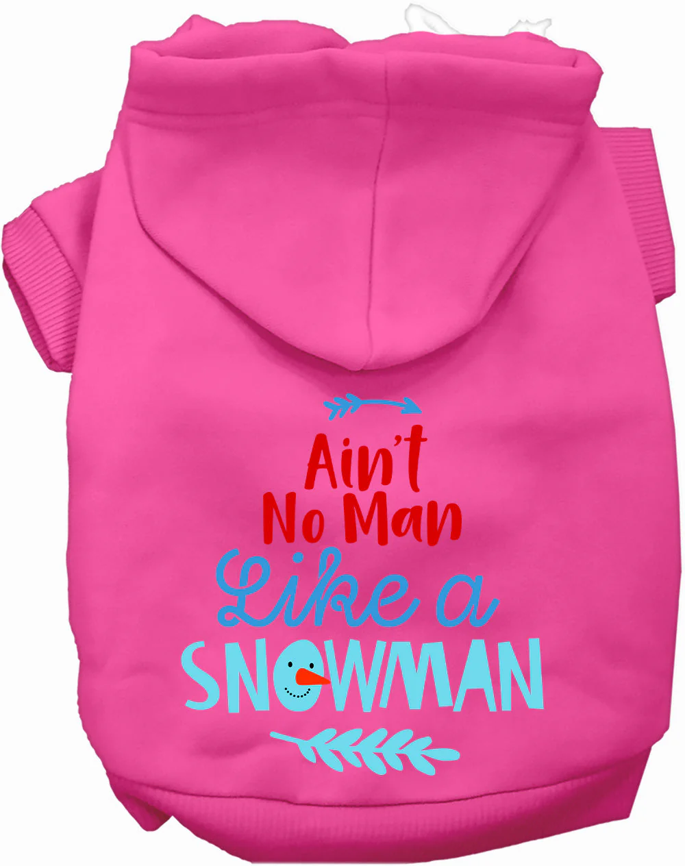 Ain't No Man Like a Snowman Pet Hoodie - Image 5