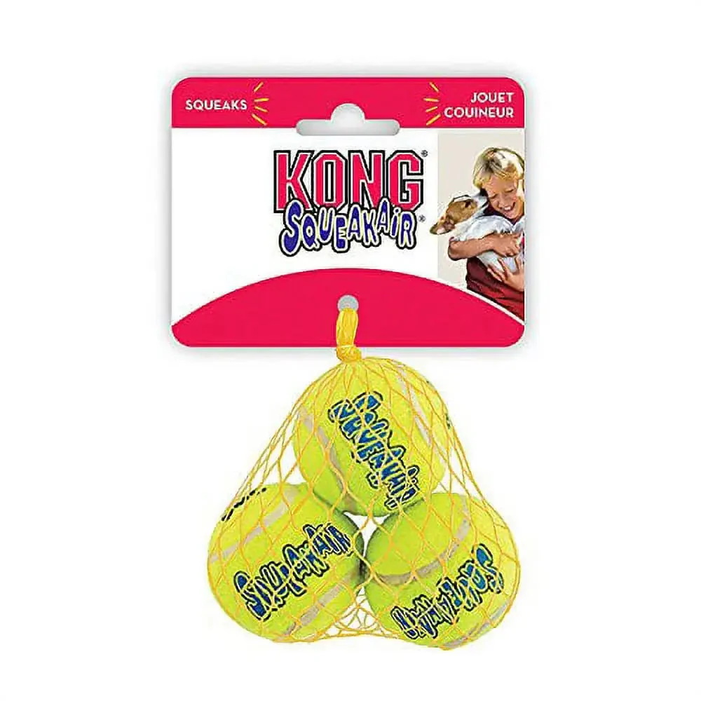 Air Dog Squeakair Dog Toy Tennis Balls, X-Small, 6-Balls - Image 2
