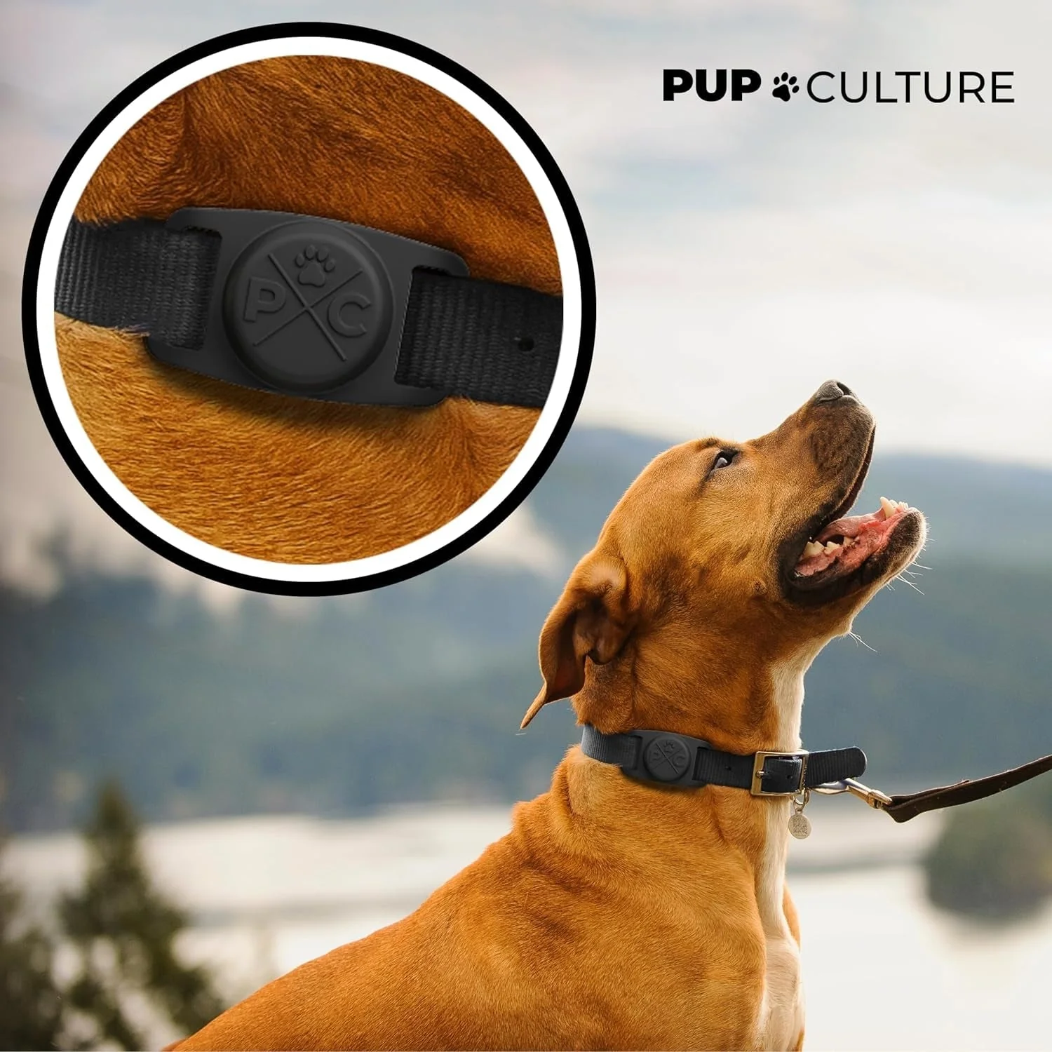 Airtag Dog Collar Holder, Extra-Durable, Lightweight, - Image 2