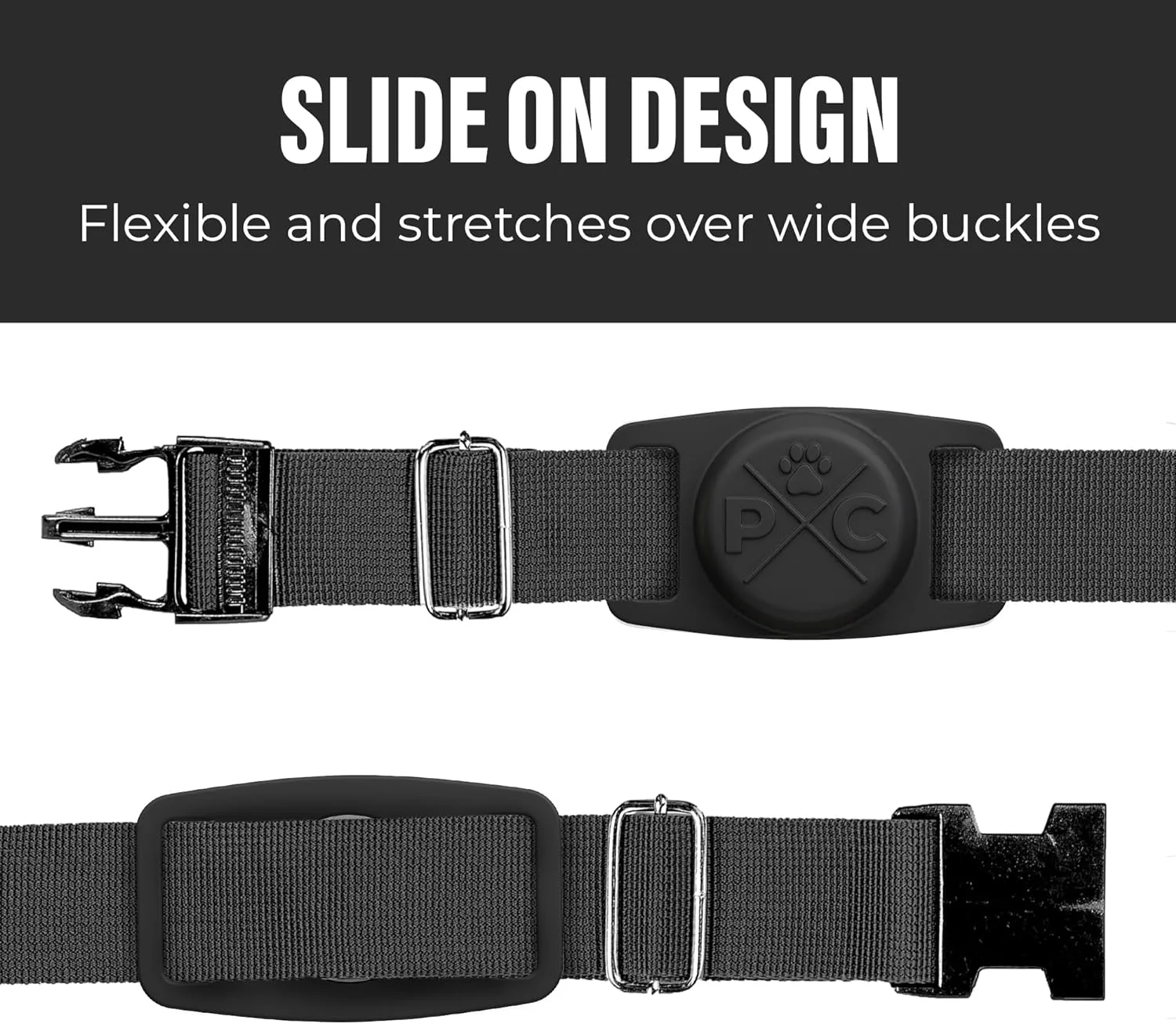 Airtag Dog Collar Holder, Extra-Durable, Lightweight, - Image 4