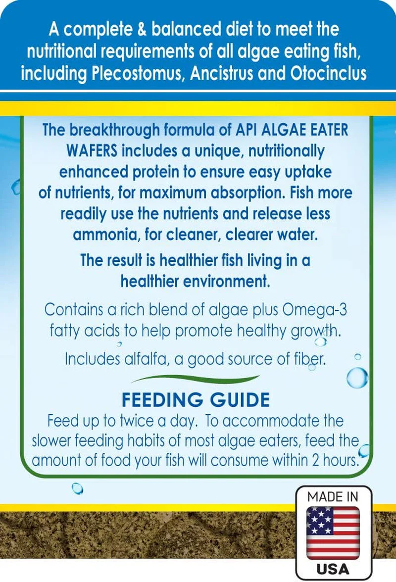 ALGAE EATER WAFERS Algae Wafer Fish Food - Image 2