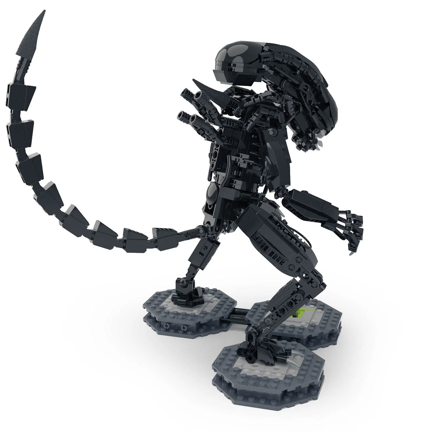 Aliens Xenomorph - Custom MOC made using LEGO parts - Image 3