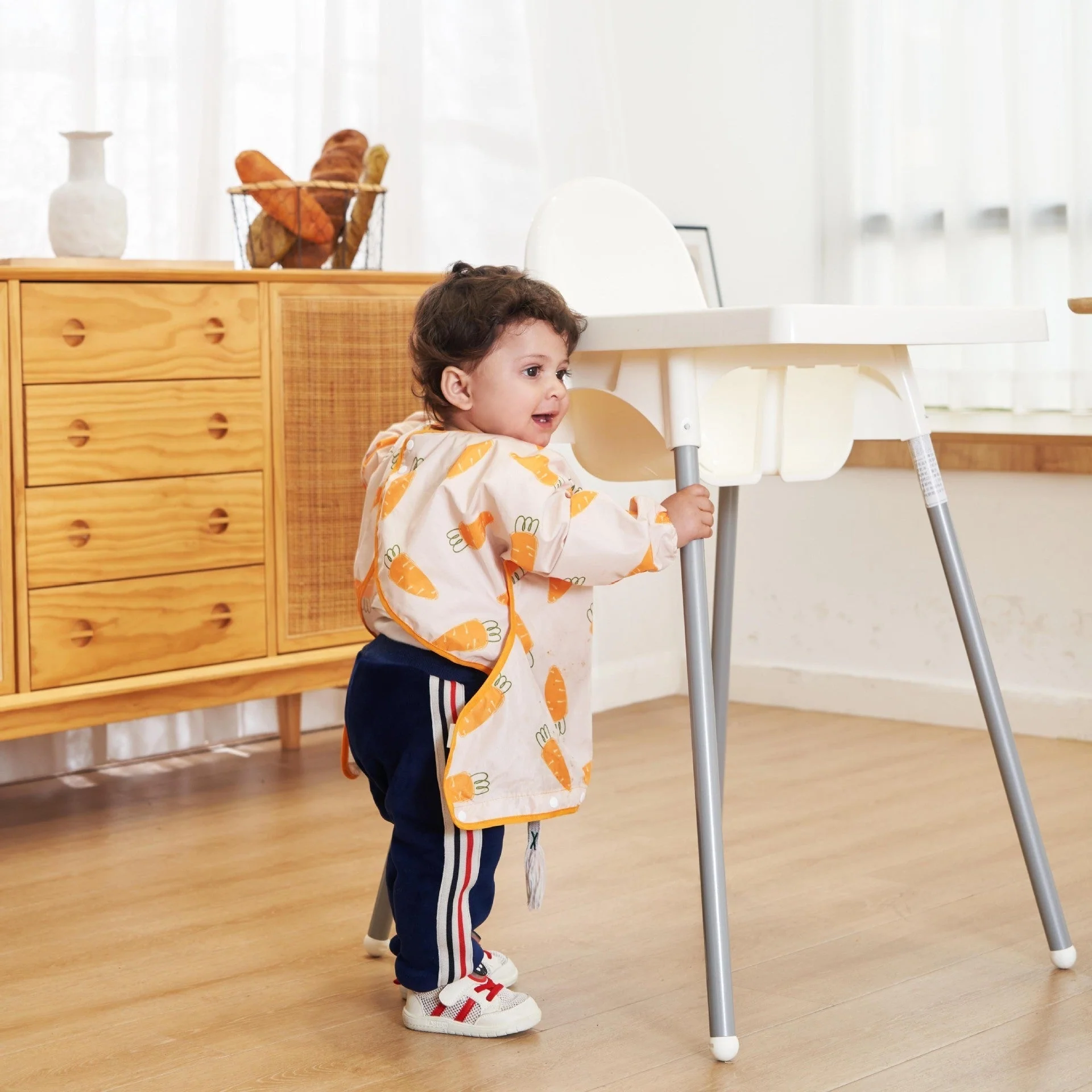 All-in-one Anti-dirt Bib For Baby Dining Tables - Image 2