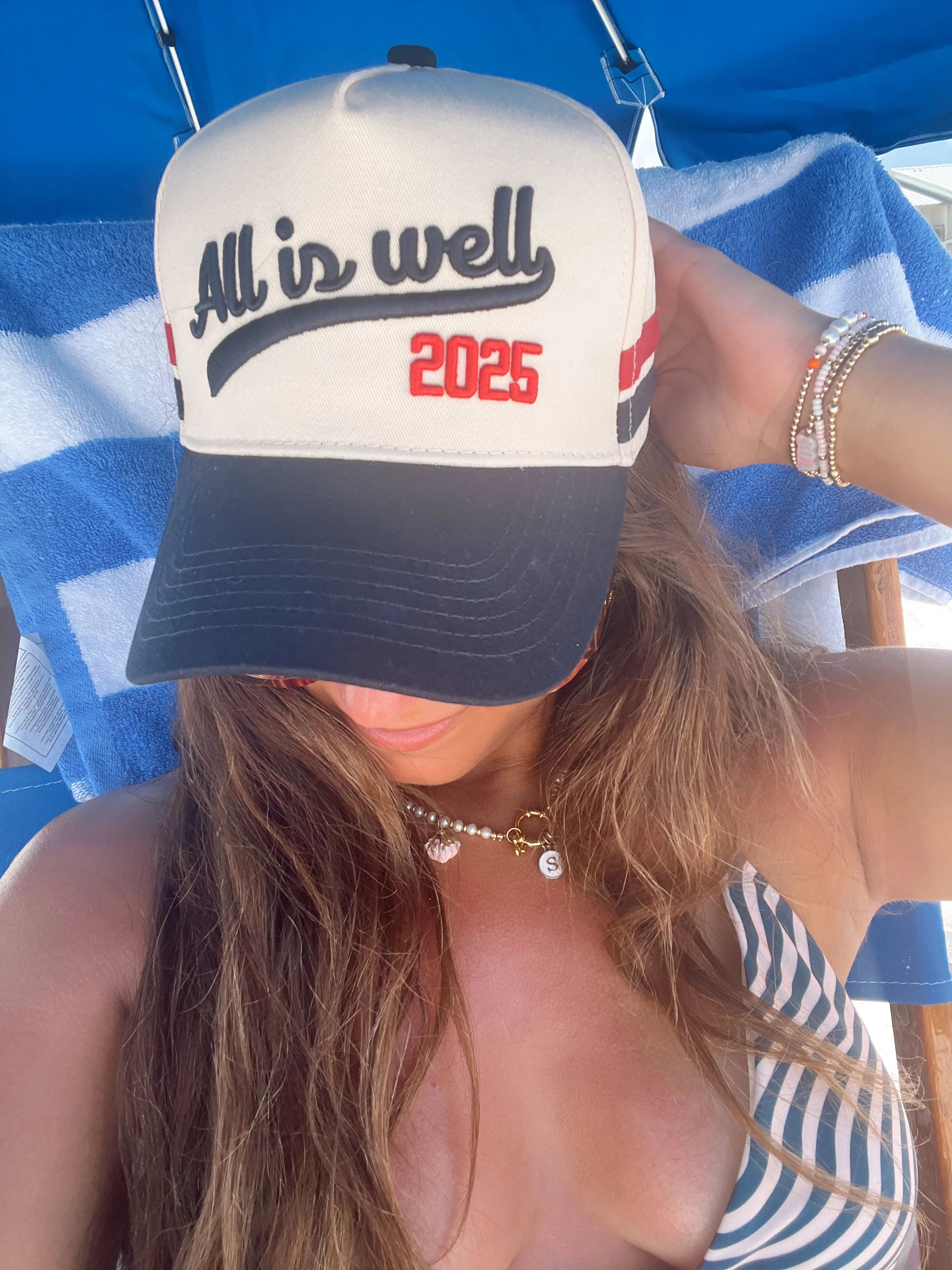 All is Well - Navy Vintage Trucker Hat - Image 10