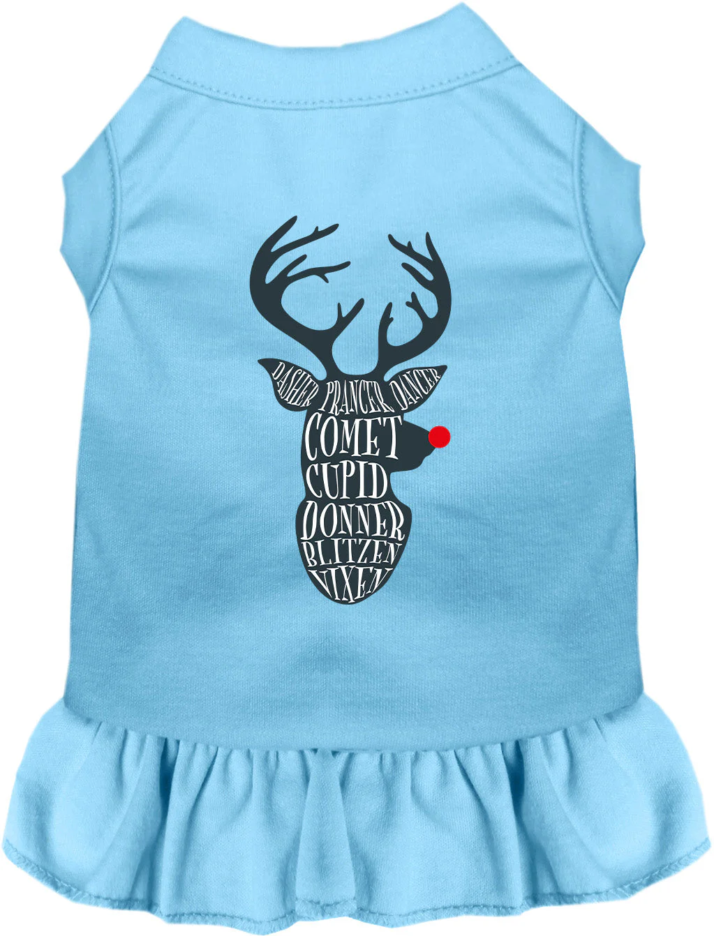 All Santa's Deer Christmas Pet Dress - Image 3