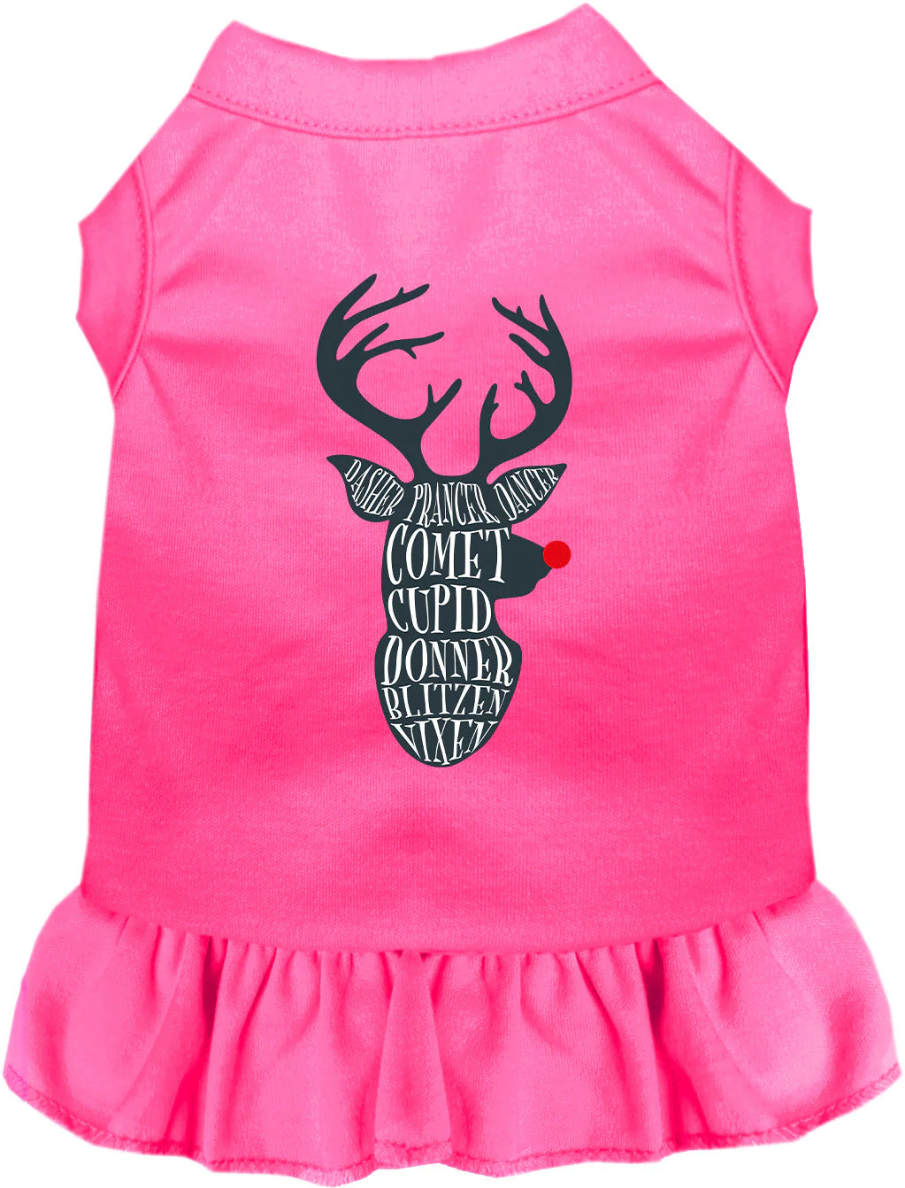 All Santa's Deer Christmas Pet Dress - Image 4