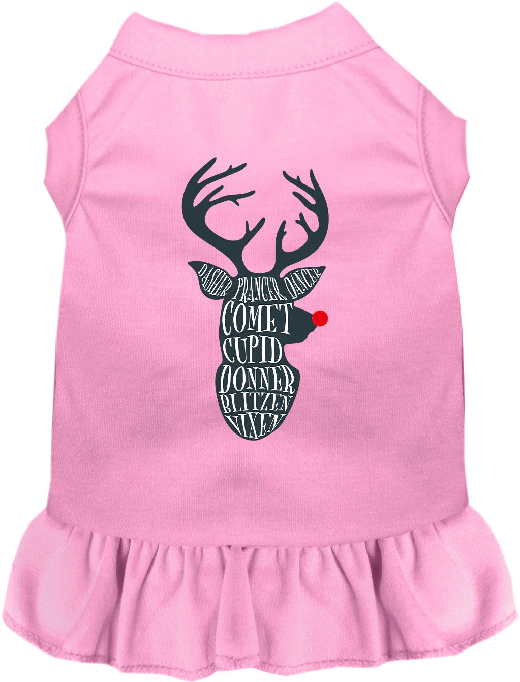 All Santa's Deer Christmas Pet Dress - Image 5