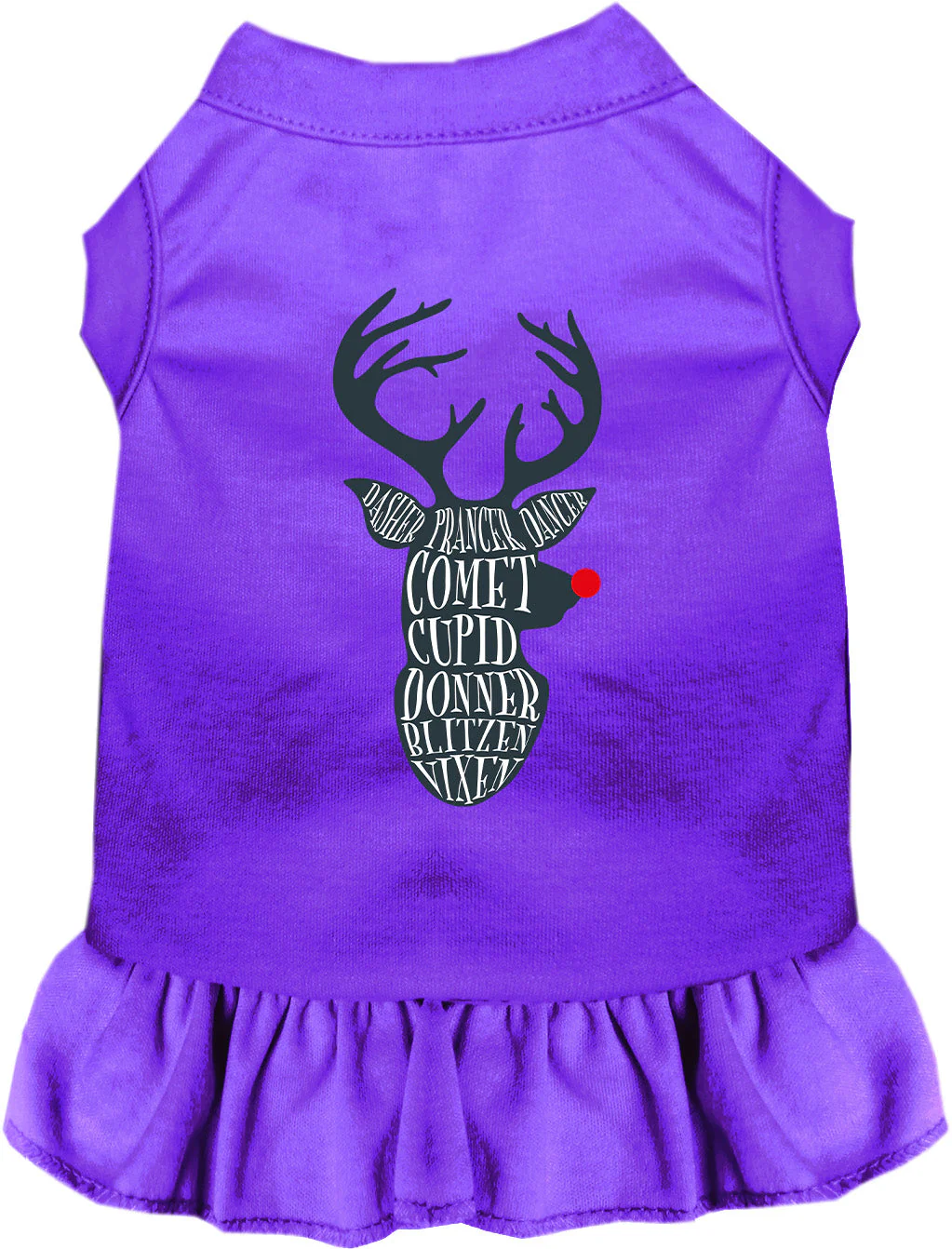 All Santa's Deer Christmas Pet Dress - Image 6