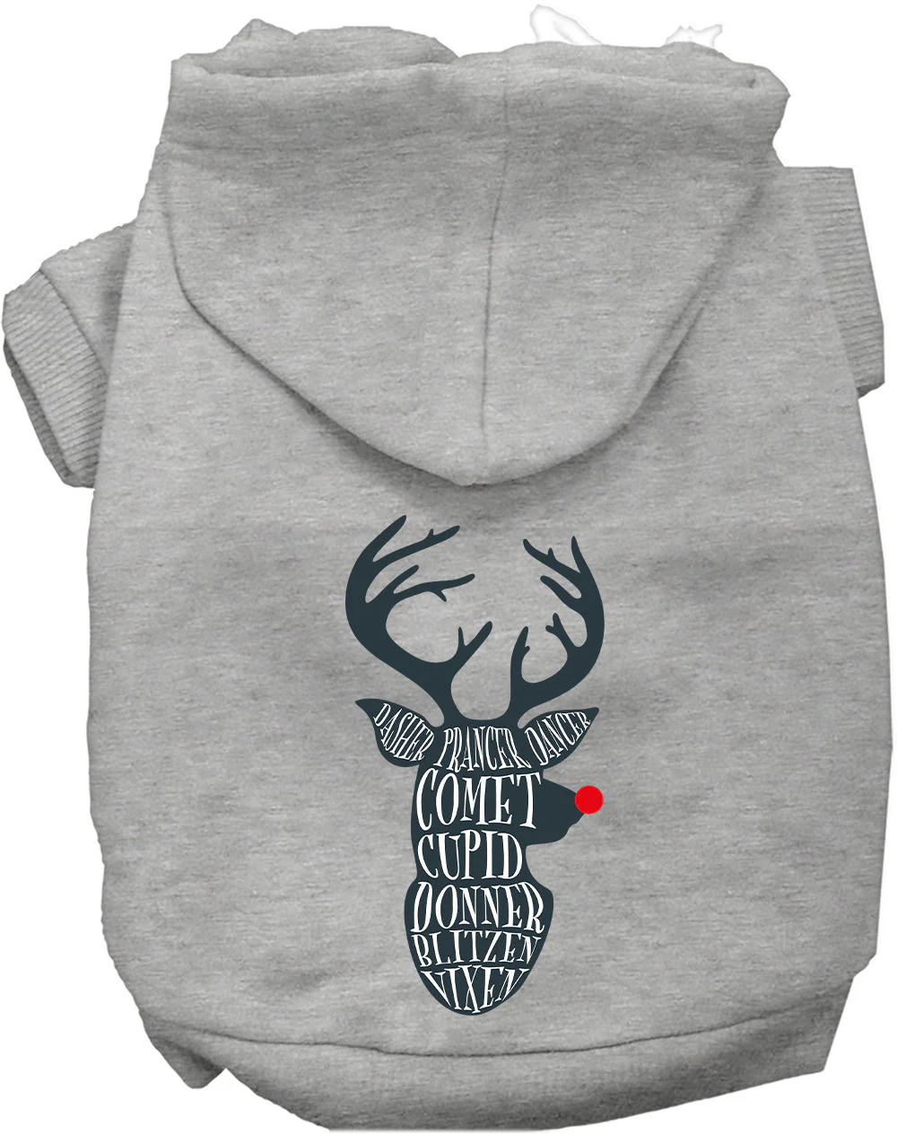 All Santa's Deer Christmas Pet Hoodie - Image 10