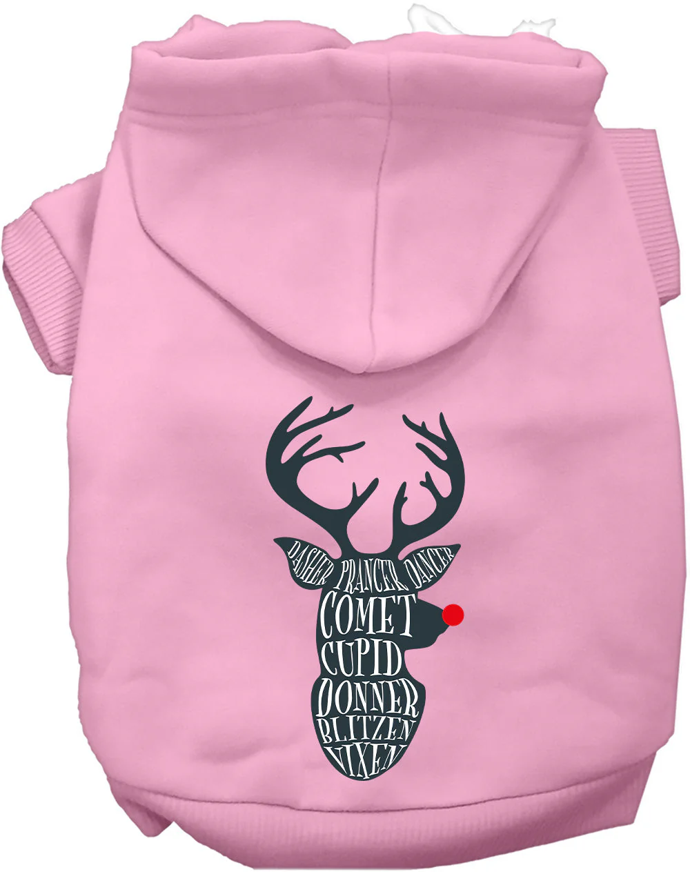 All Santa's Deer Christmas Pet Hoodie - Image 11