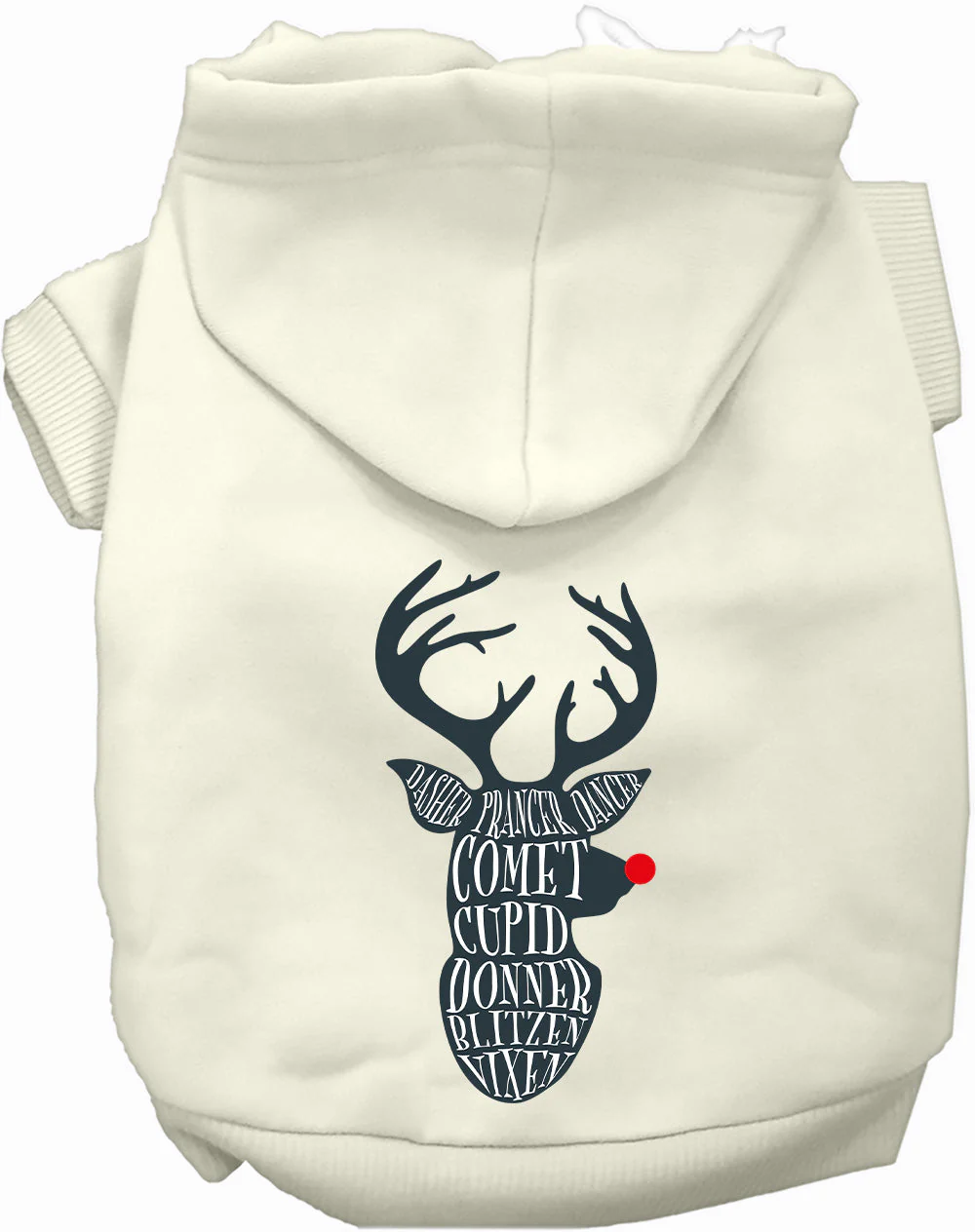 All Santa's Deer Christmas Pet Hoodie - Image 4
