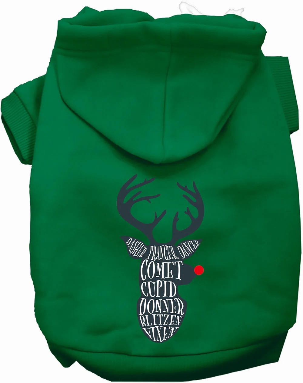 All Santa's Deer Christmas Pet Hoodie - Image 5