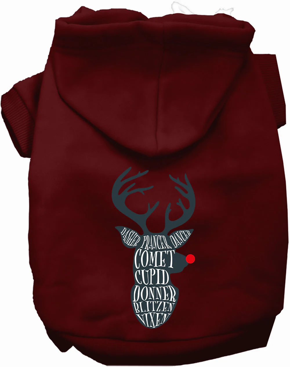 All Santa's Deer Christmas Pet Hoodie - Image 6