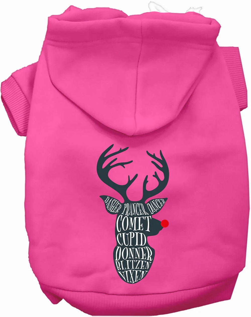 All Santa's Deer Christmas Pet Hoodie - Image 9