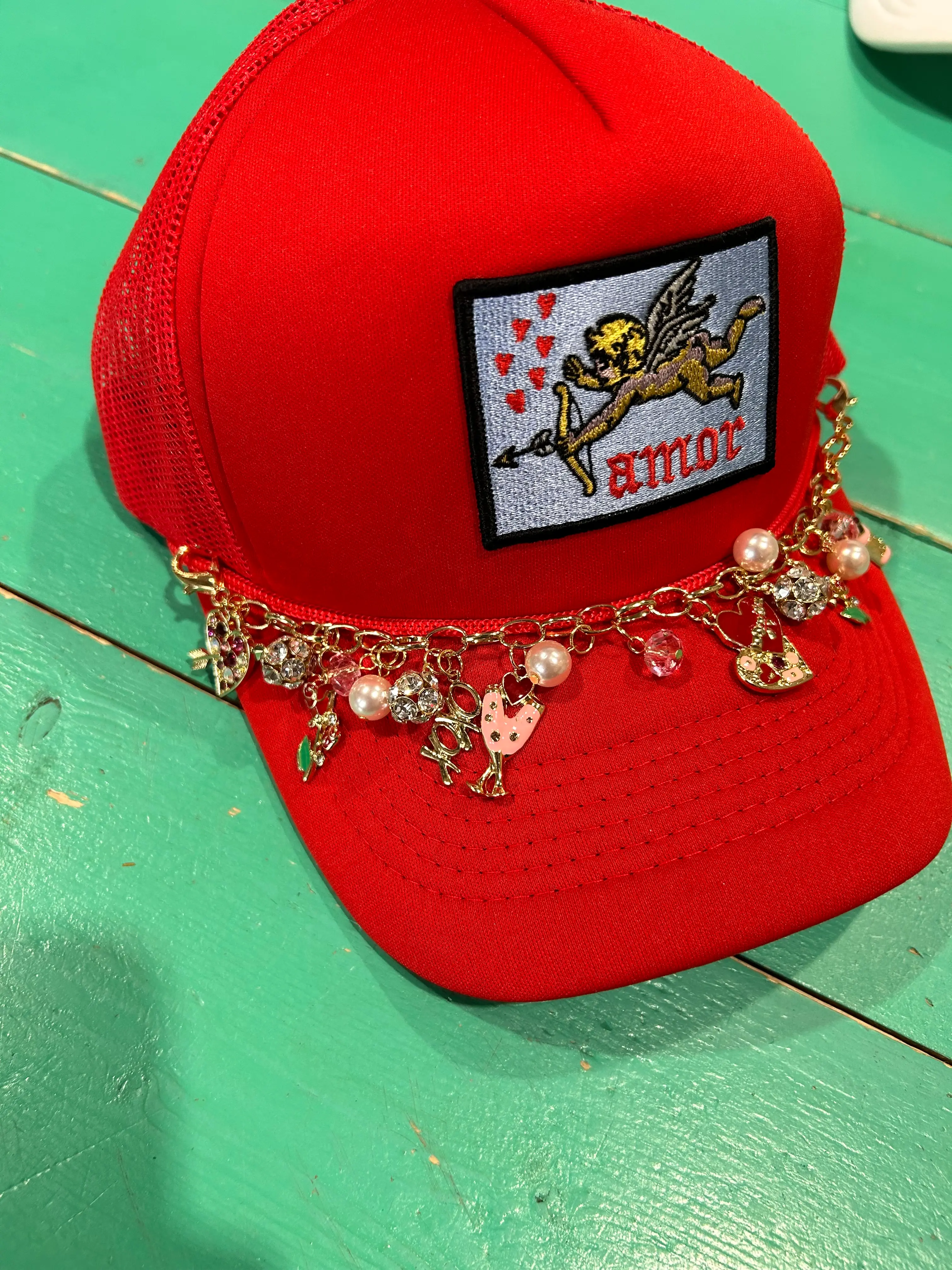 All Things Valentine's Trucker Hat Chain - Image 2