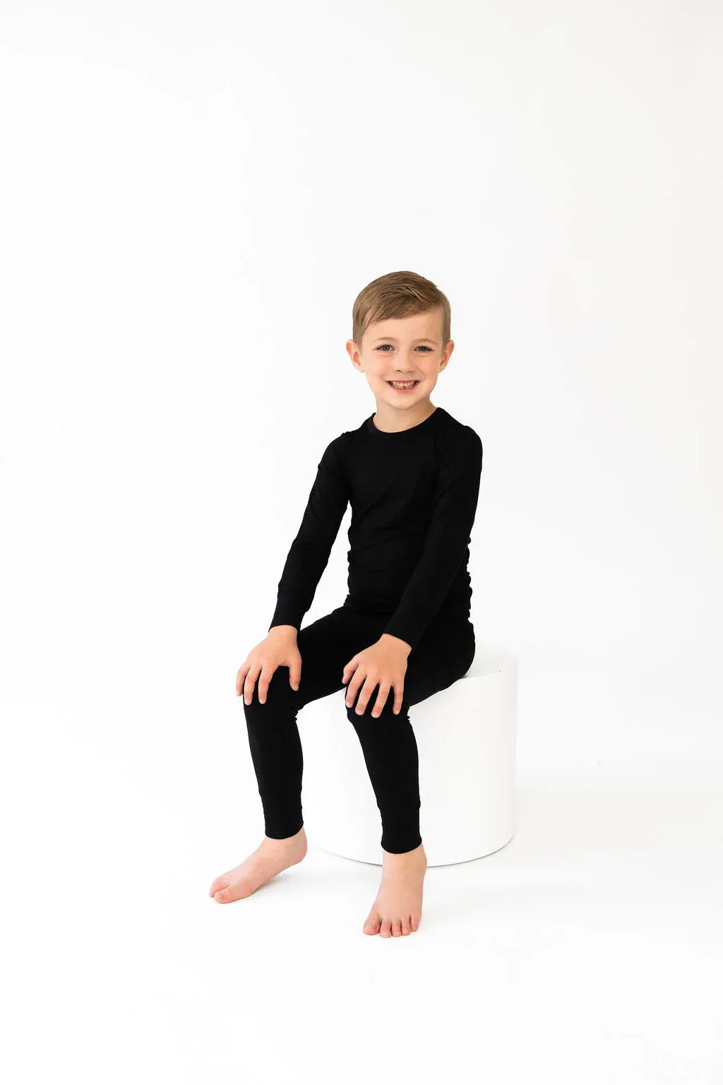 Allie Black Bamboo 2-Piece Long Sleeve Set - Image 3
