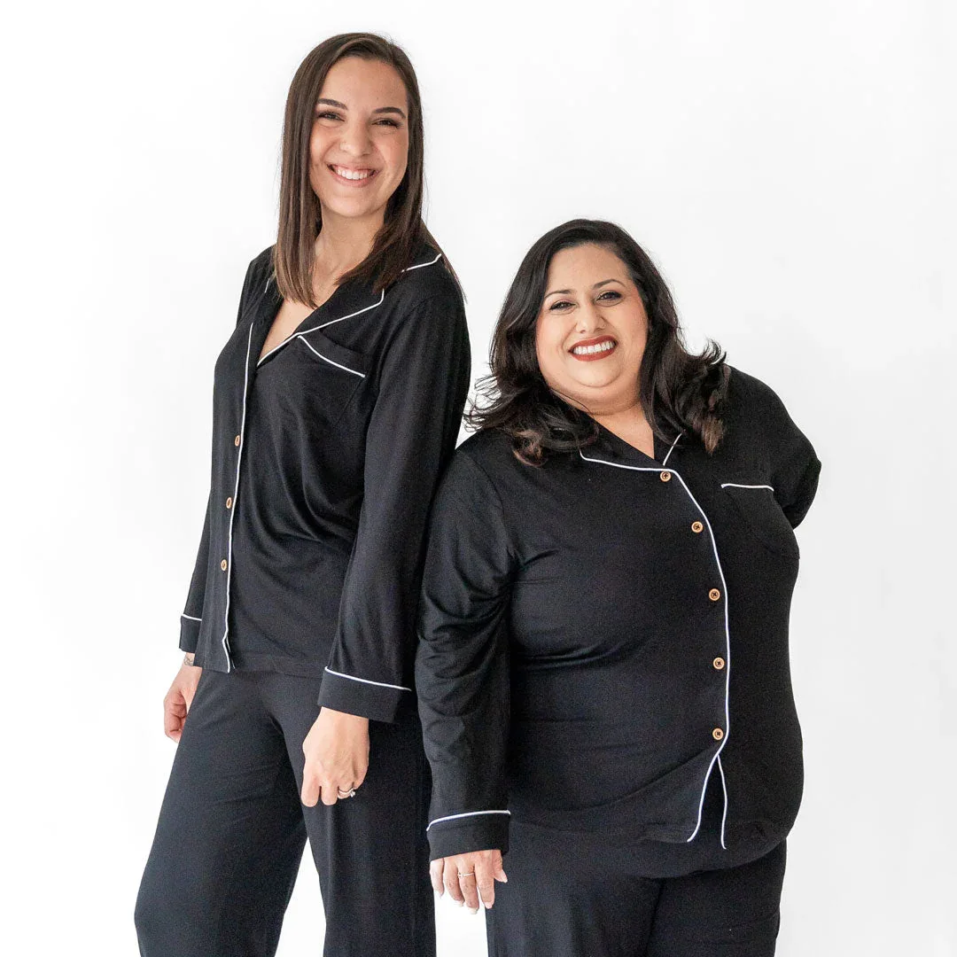 Allie Black Bamboo Women's Luxe Lounge Set - Image 5