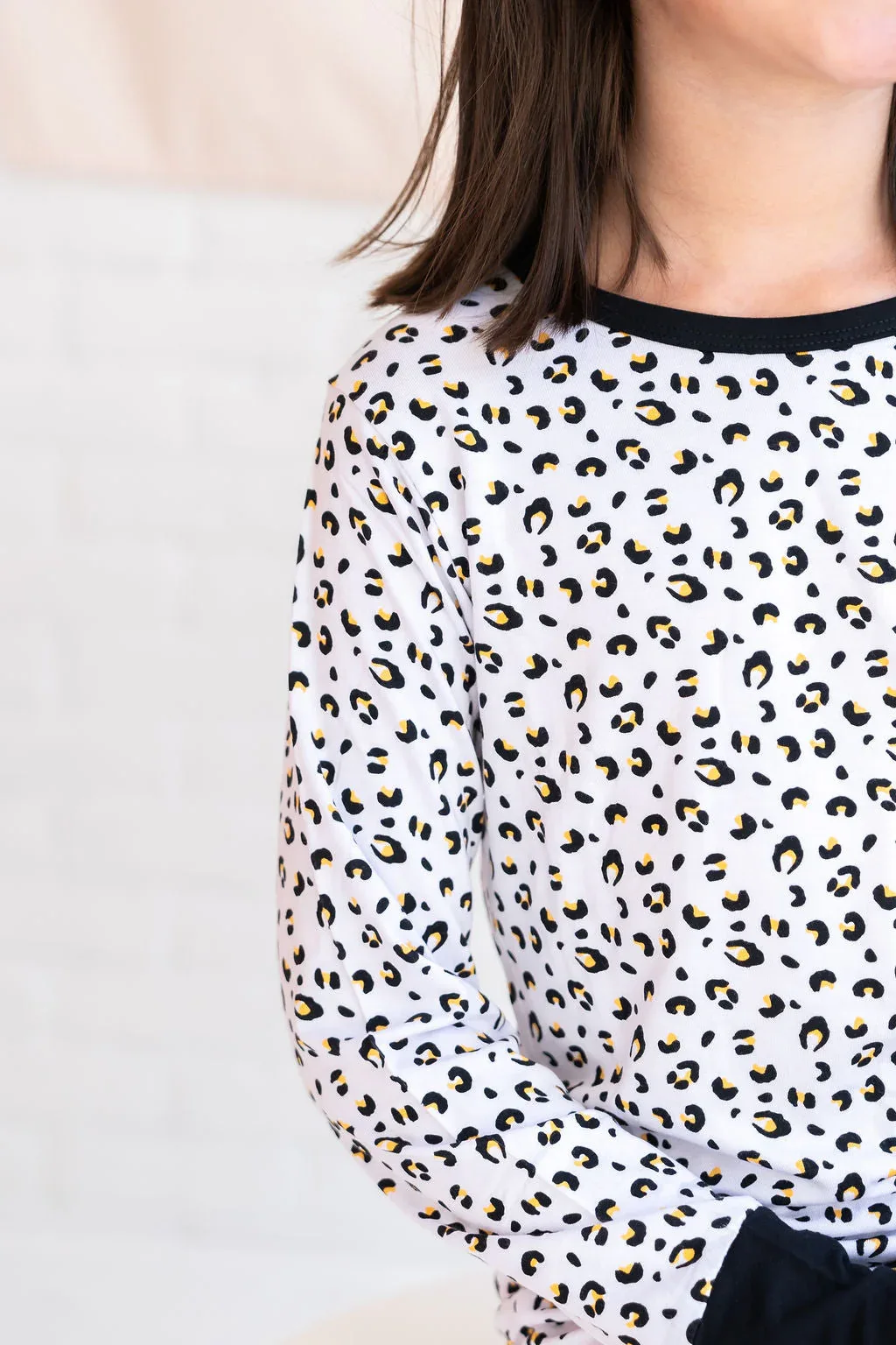 Allie Leopard Bamboo 2-Piece Long Sleeve Set - Image 4