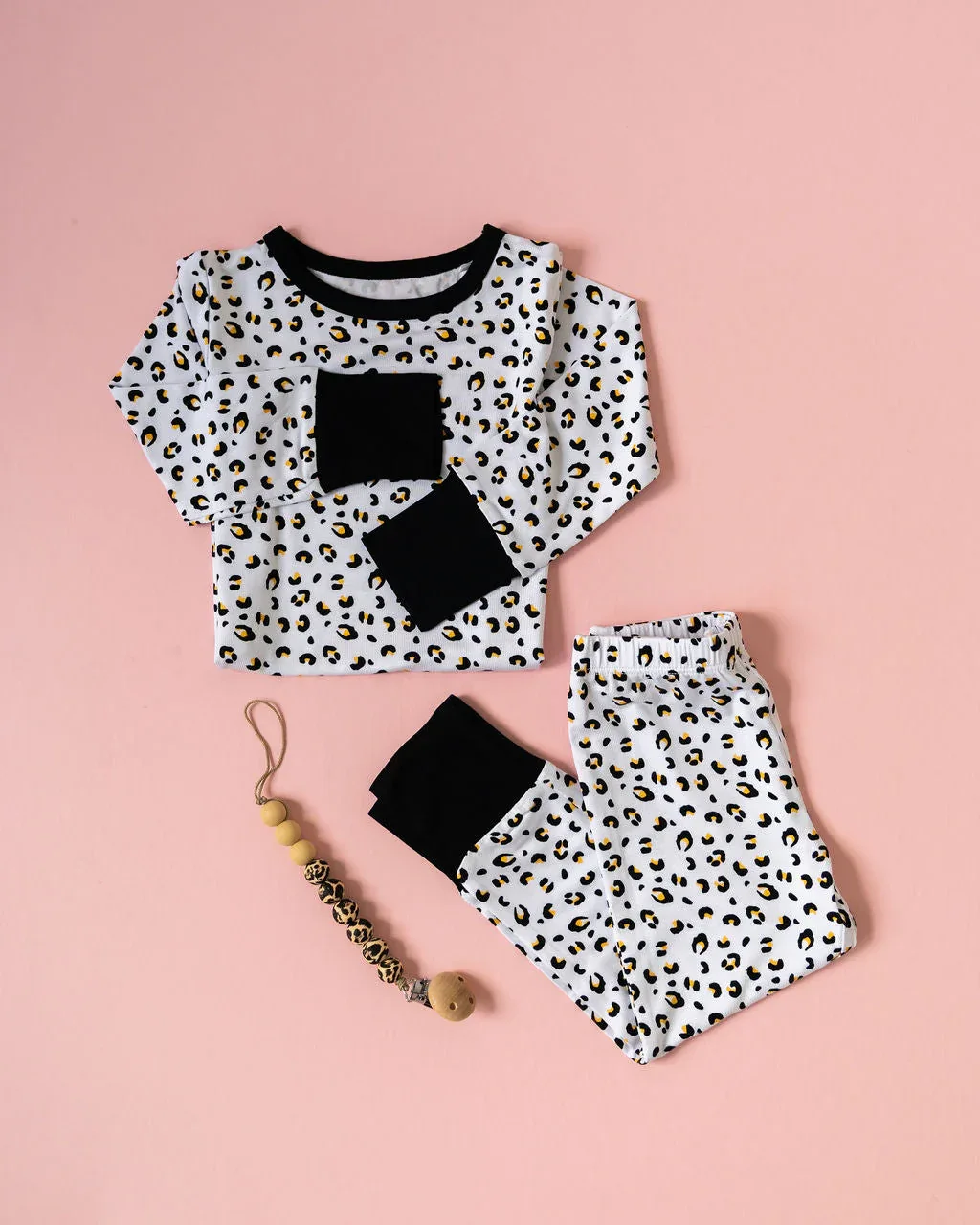 Allie Leopard Bamboo 2-Piece Long Sleeve Set - Image 5