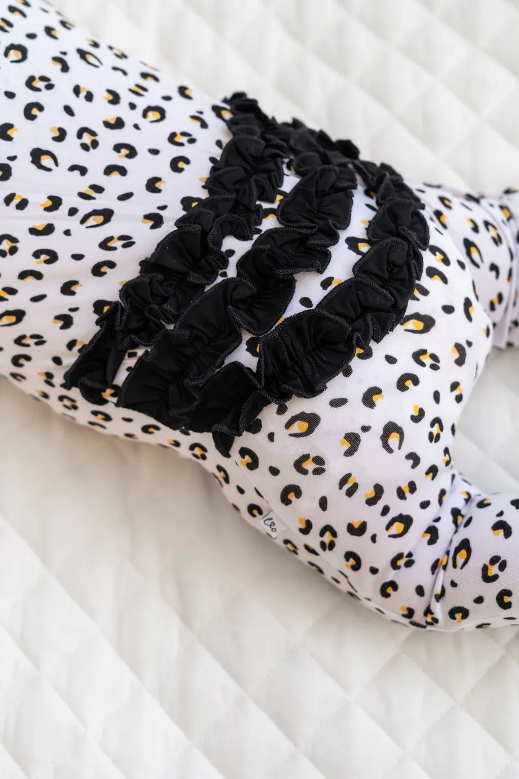 Allie Leopard Bamboo Ruffle Convertible Footie (2T-4T) - Image 5