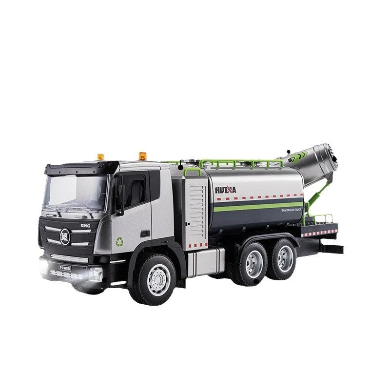 Alloy Remote-control Mist Cannon Truck Electric Construction Vehicle Toy - Image 5