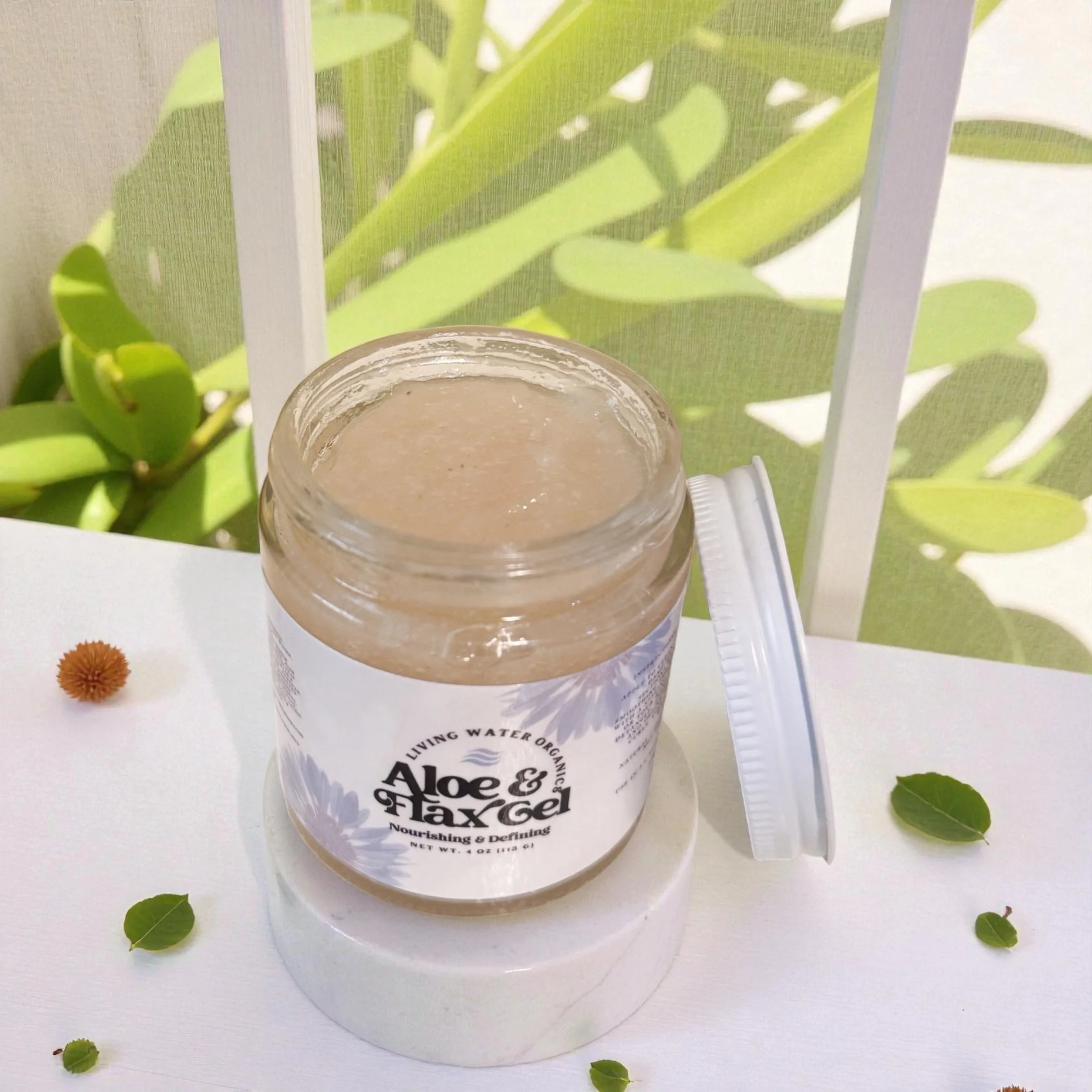 Aloe Vera & Flaxseed Gel, Nourishing (Medium Hold) - Image 2