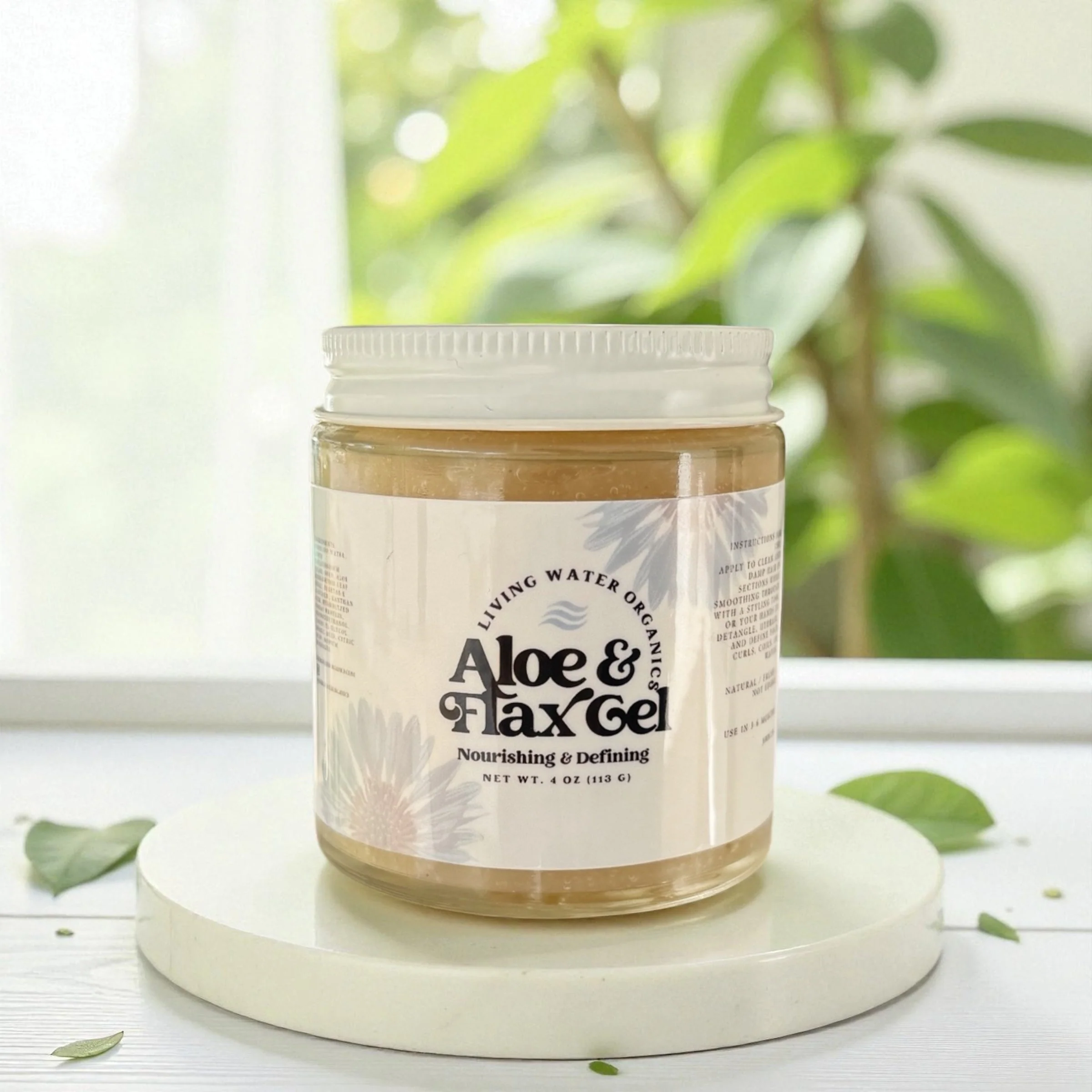 Aloe Vera & Flaxseed Gel, Nourishing (Medium Hold) - Image 6