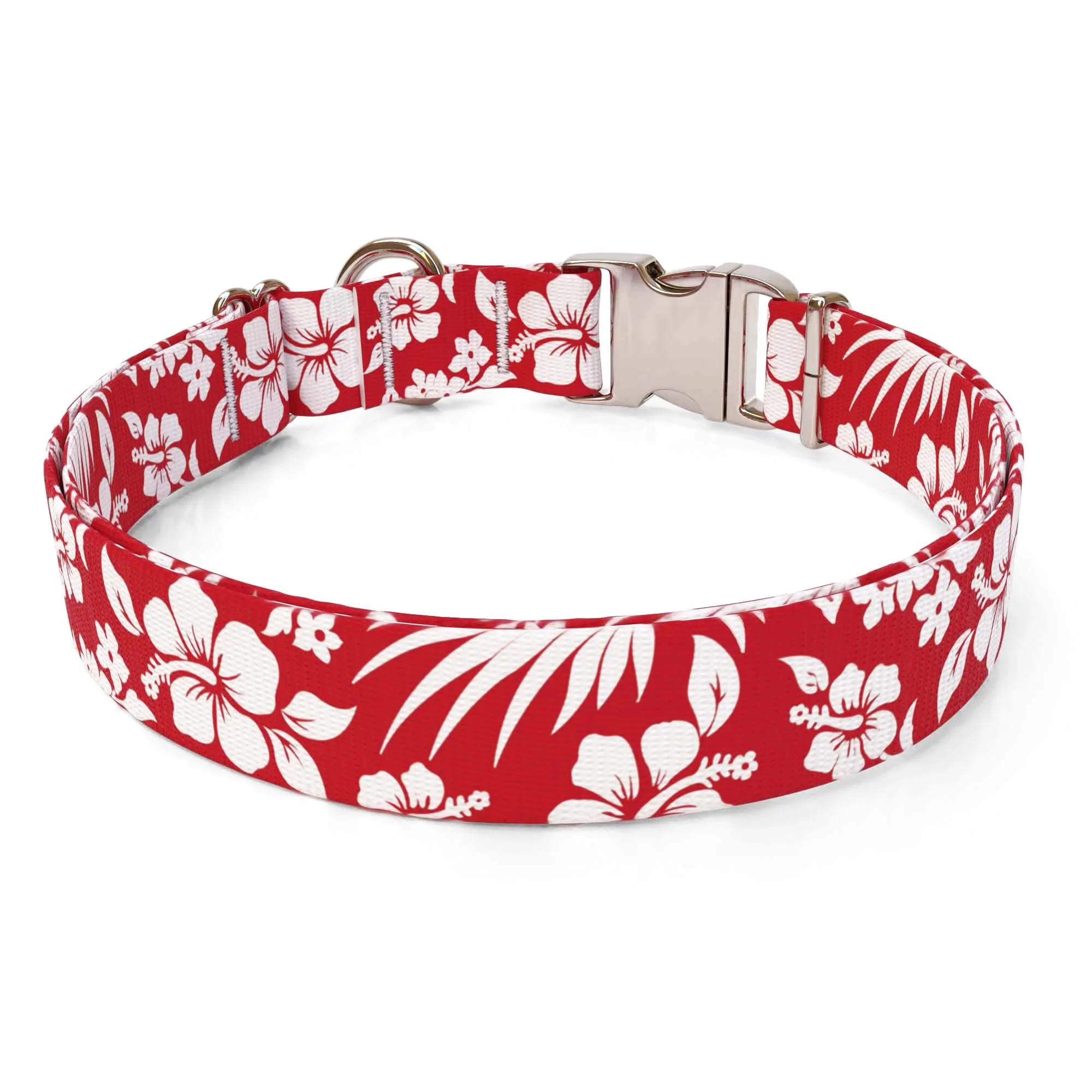 Aloha Red Dog Collar - Image 2