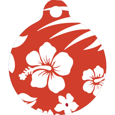 Aloha Red HD Dog ID Tag - Image 3