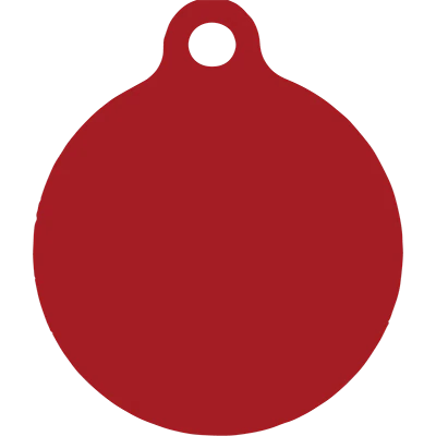 Aloha Red HD Dog ID Tag - Image 4