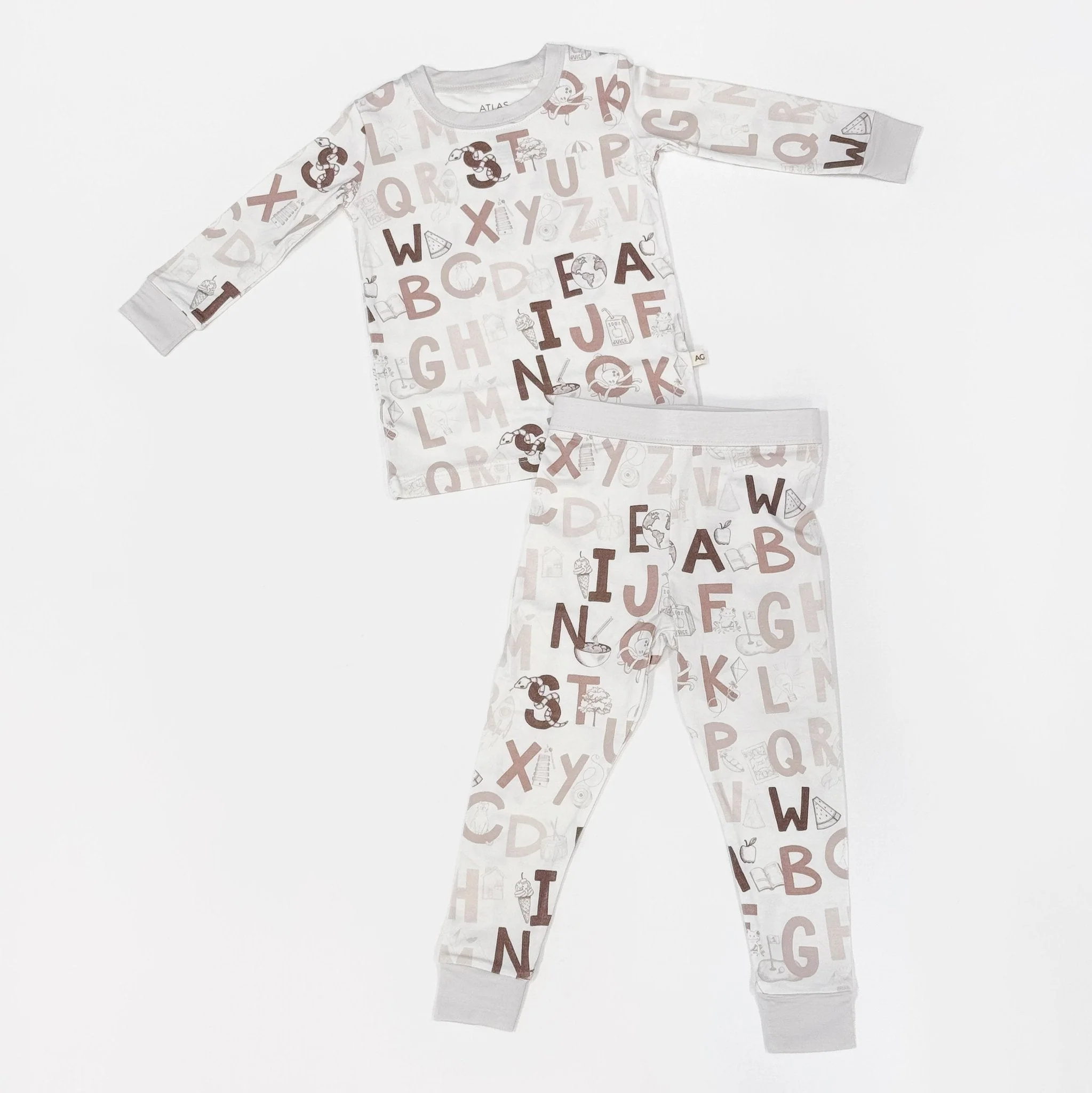 Alphabet Bamboo Pajamas - Image 3