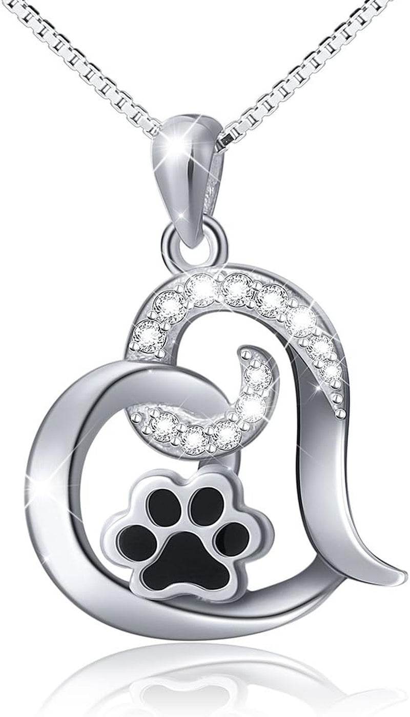 Always in My Heart Paw Print Necklace – Pet Memorial Gift - Image 10