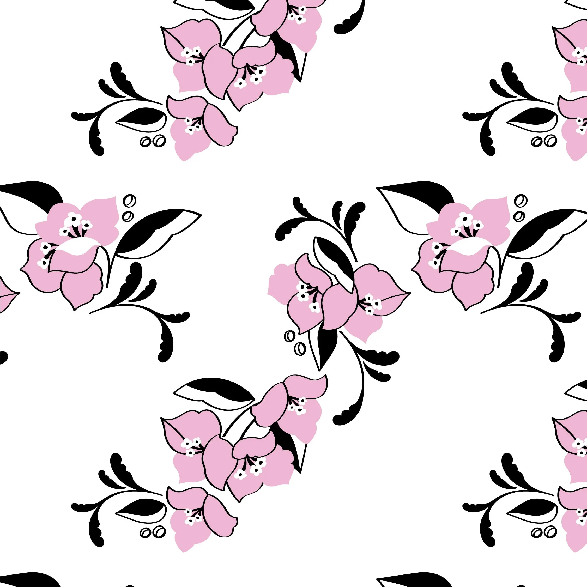 Amalfi Coast Purple Flowers White Two-Piece Set - Image 5