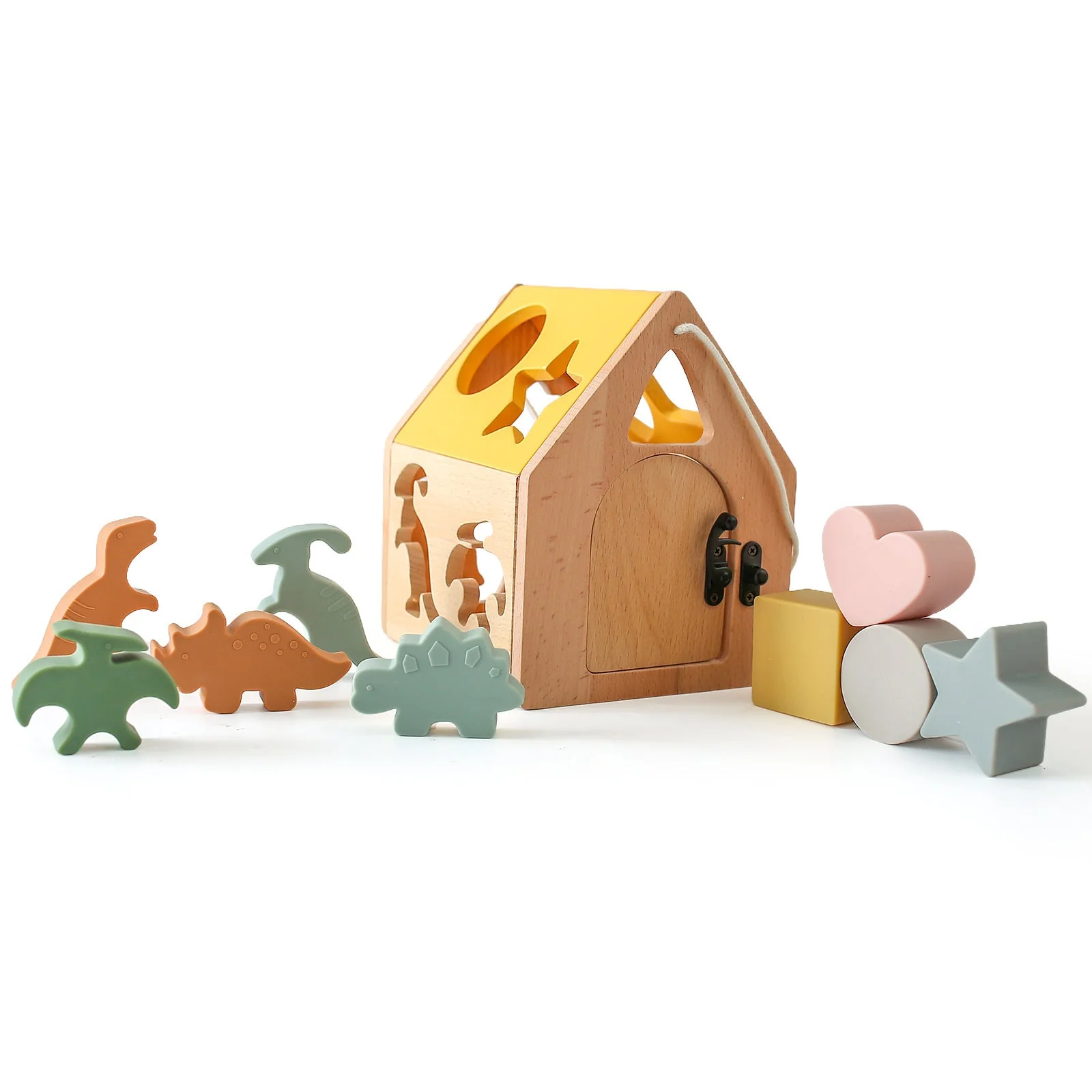 Amazon Baby Early Education Educational Stacking Rocket Boy Girl House Castle Assembling Toys - Image 10