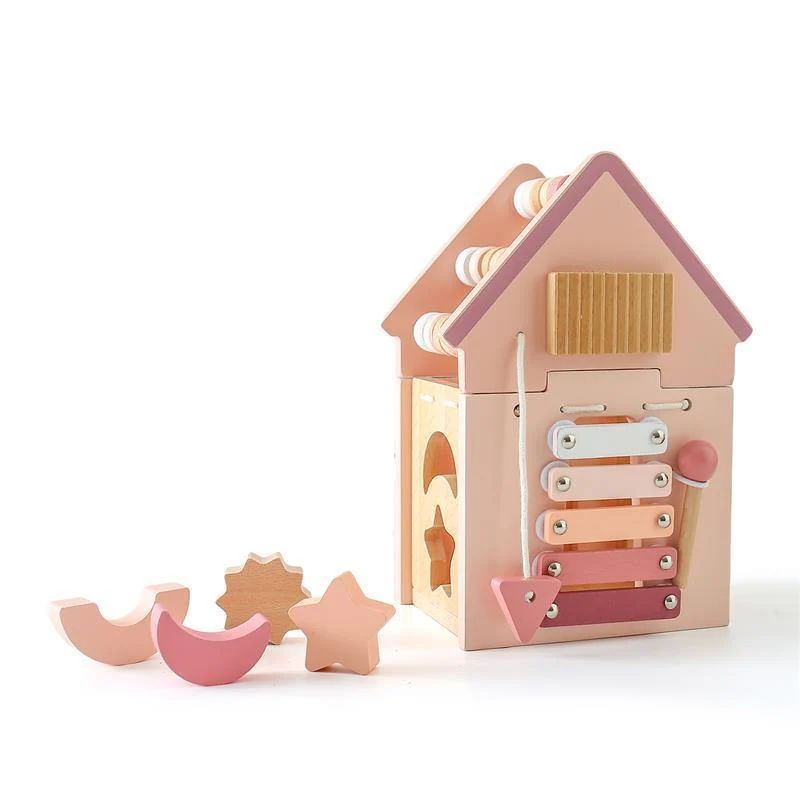 Amazon Baby Early Education Educational Stacking Rocket Boy Girl House Castle Assembling Toys - Image 5