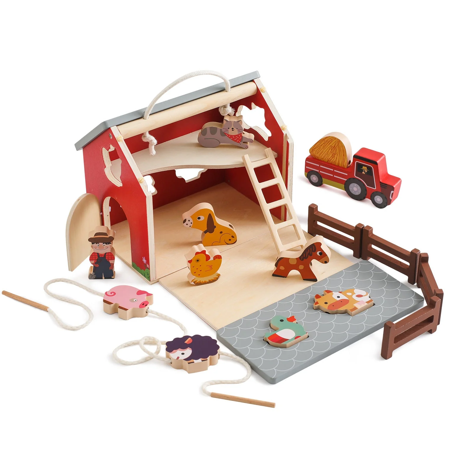 Amazon Baby Early Education Educational Stacking Rocket Boy Girl House Castle Assembling Toys - Image 8