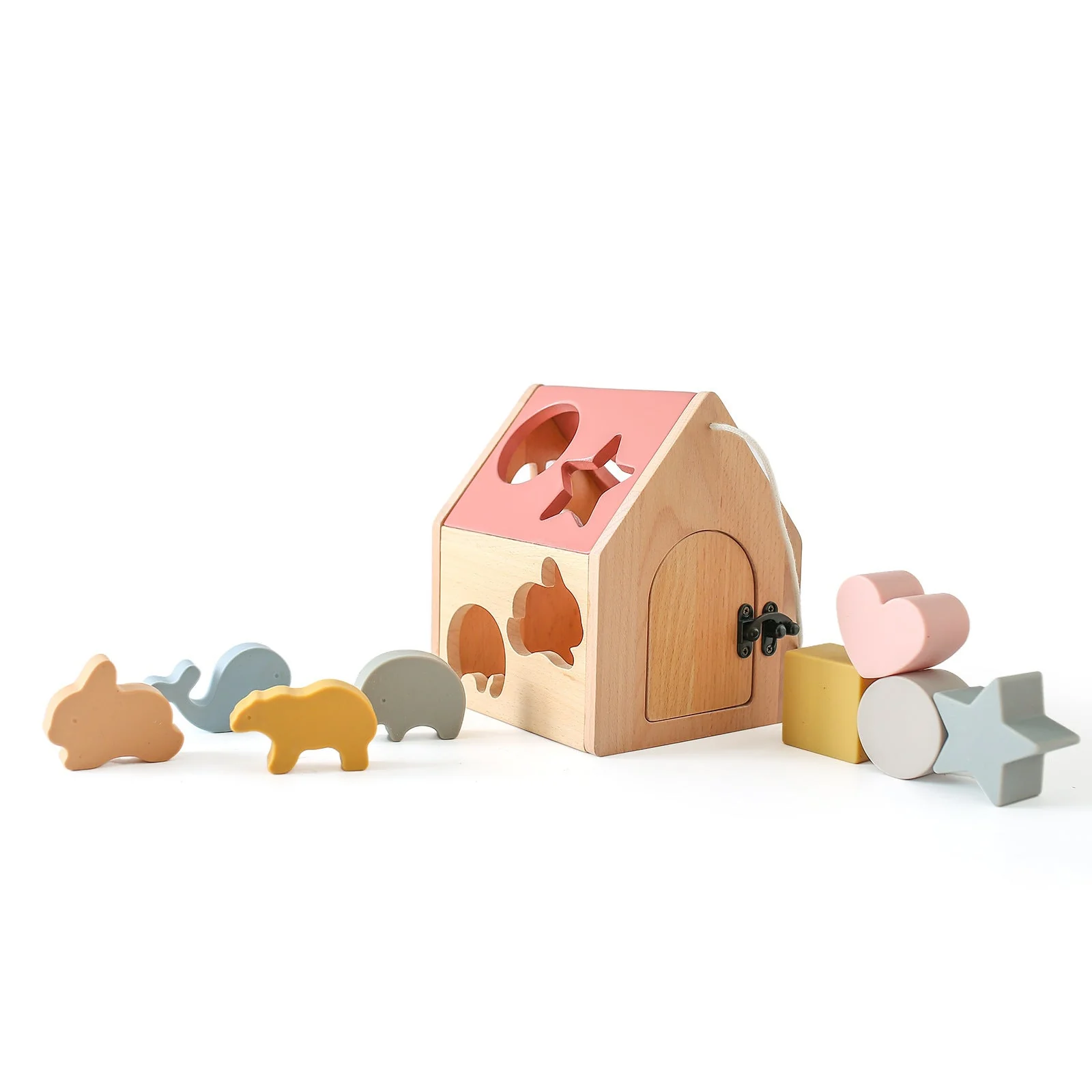 Amazon Baby Early Education Educational Stacking Rocket Boy Girl House Castle Assembling Toys - Image 9