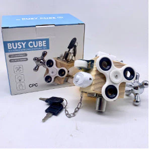 Amazon Children's Montessori Life Busy Block Baby Enlightenment Early Education Teaching Aids Educational Unlocking Toy Busy Board - Image 6
