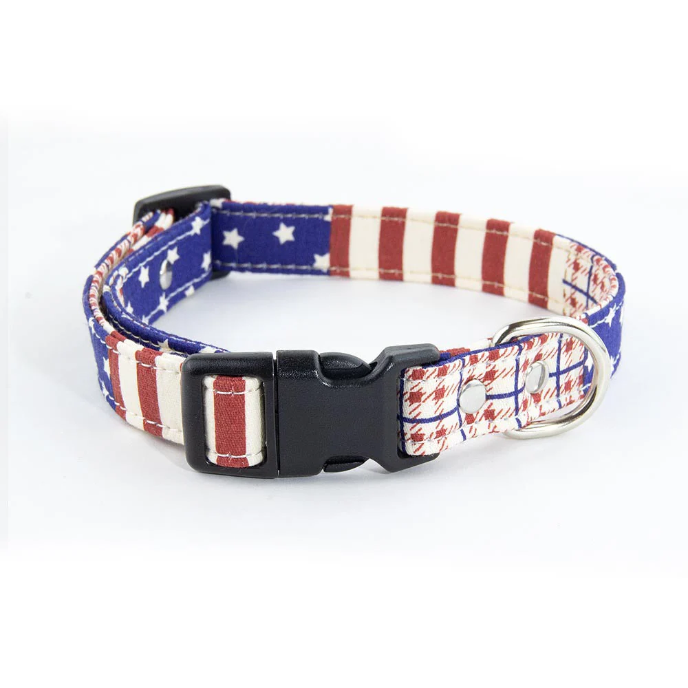 American Flag Dog Collar & Leash Set - Image 2