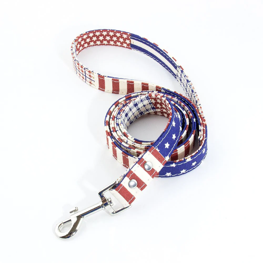 American Flag Dog Collar & Leash Set - Image 3