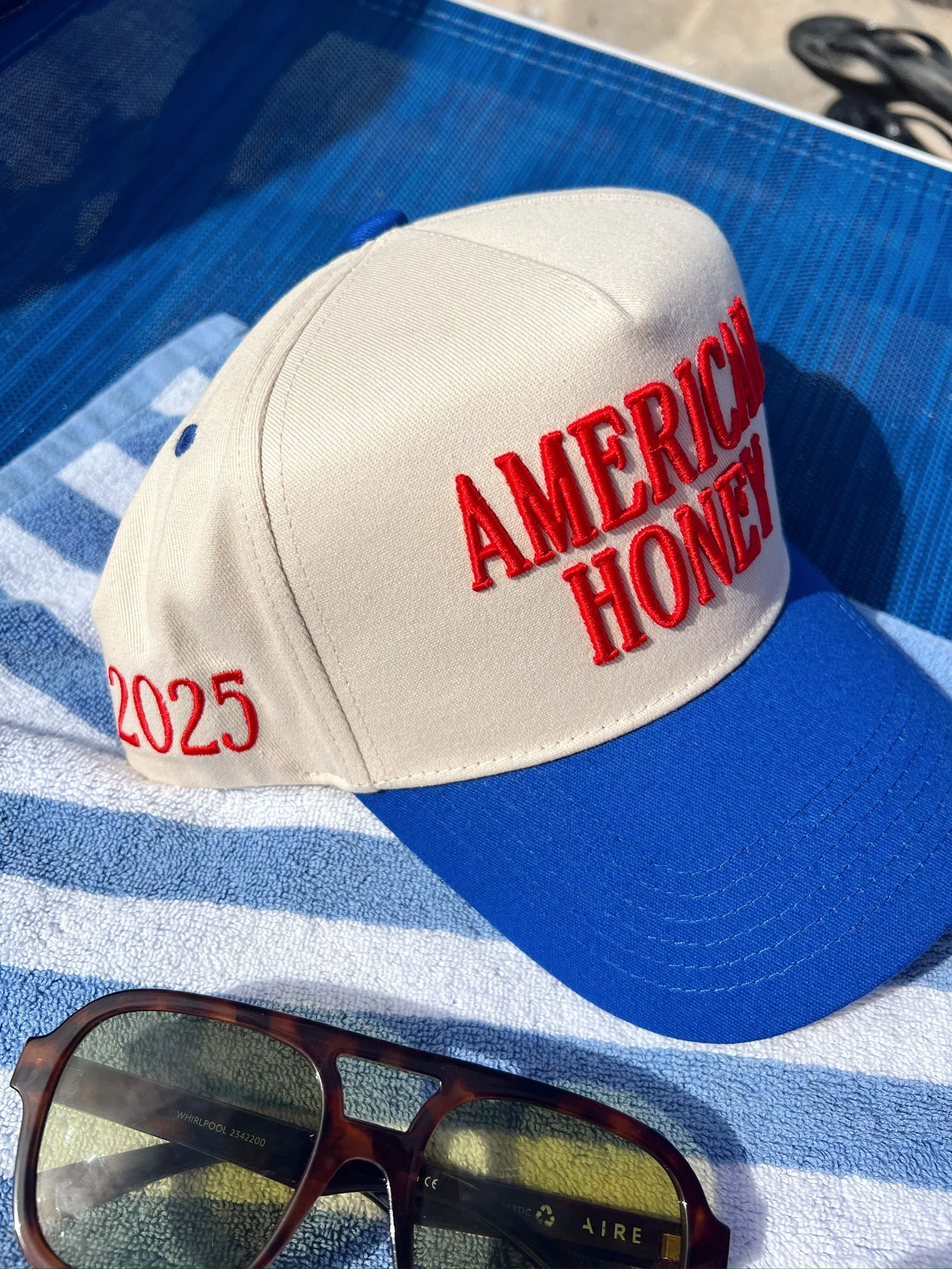 American Honey Vintage Trucker Hat - Image 6