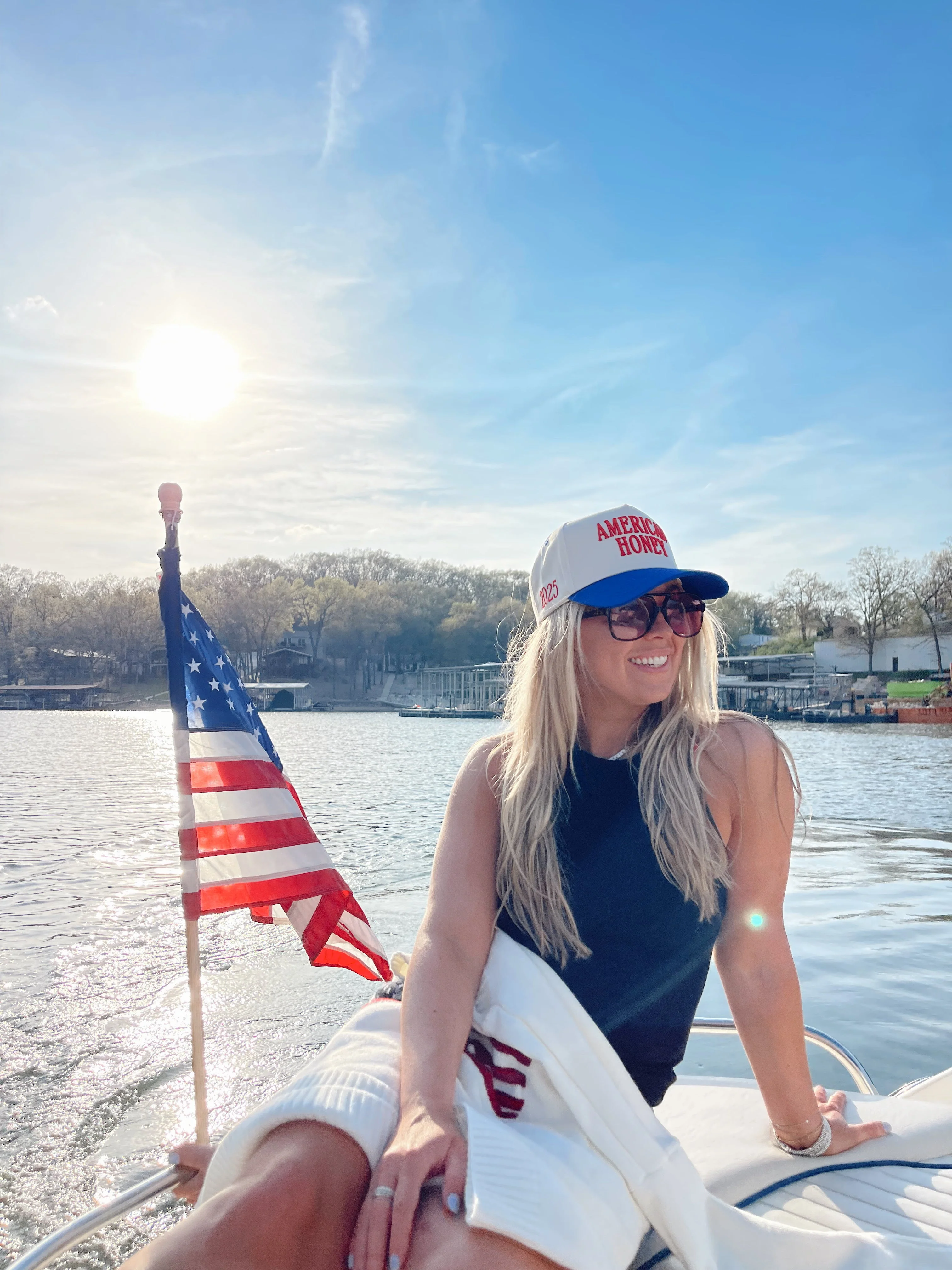 American Honey Vintage Trucker Hat - Image 8