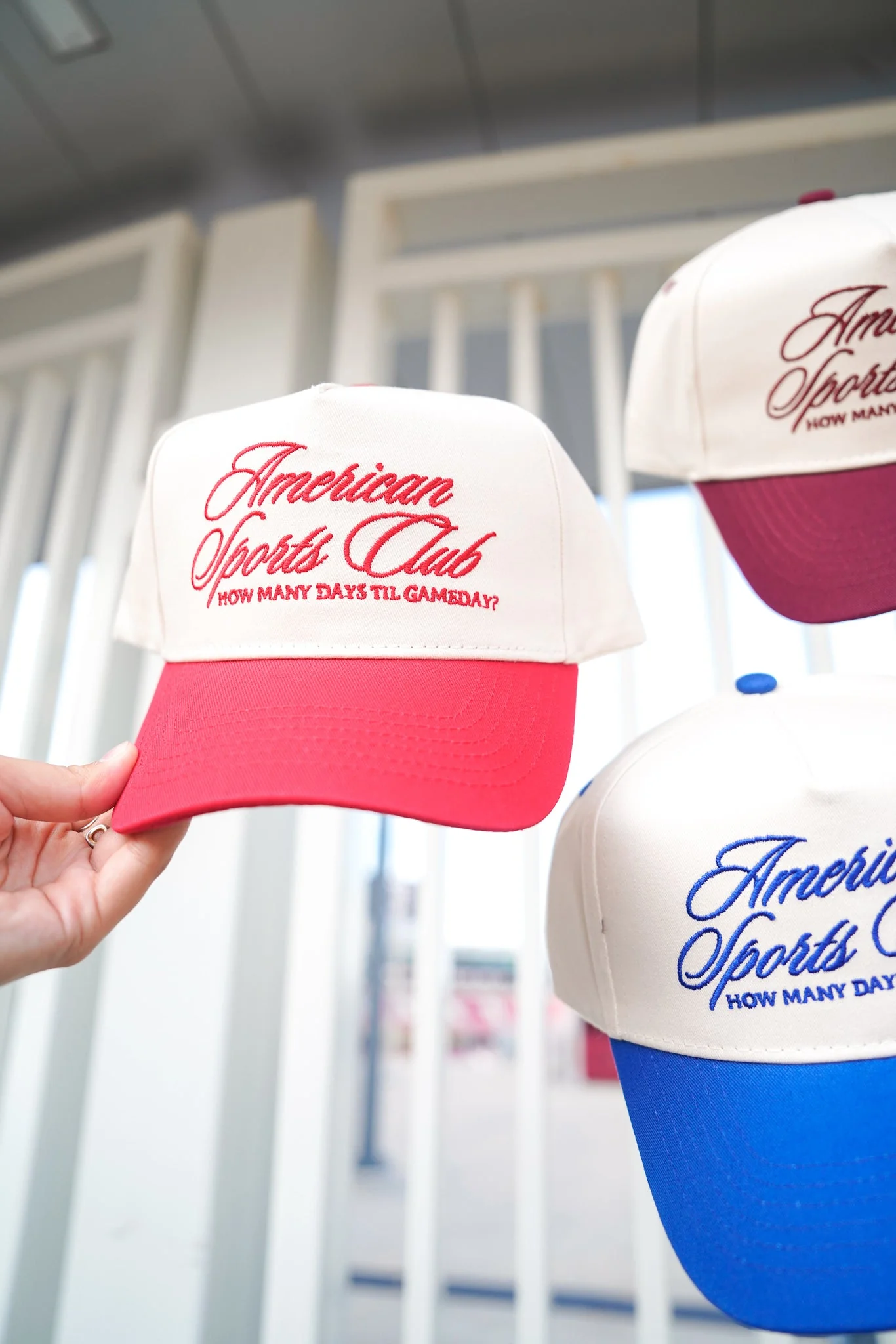 American Sports Club Vintage Trucker Hat - Image 12